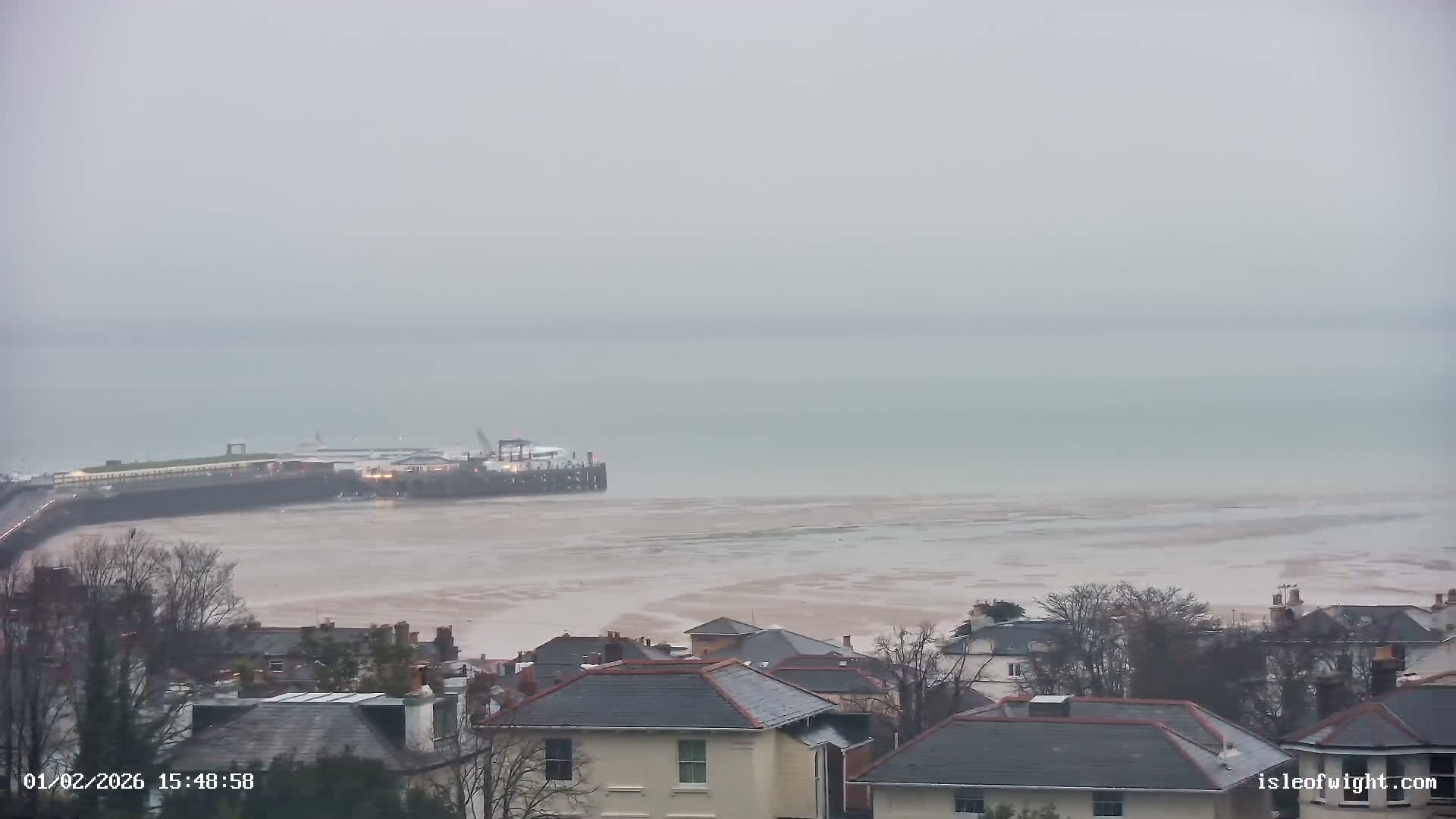 Isle of Wight Ryde / Solent / Southsea/ Portsmuth Scene Live Cam - Ryde, Isle of Wight, South East, England, United Kingdom