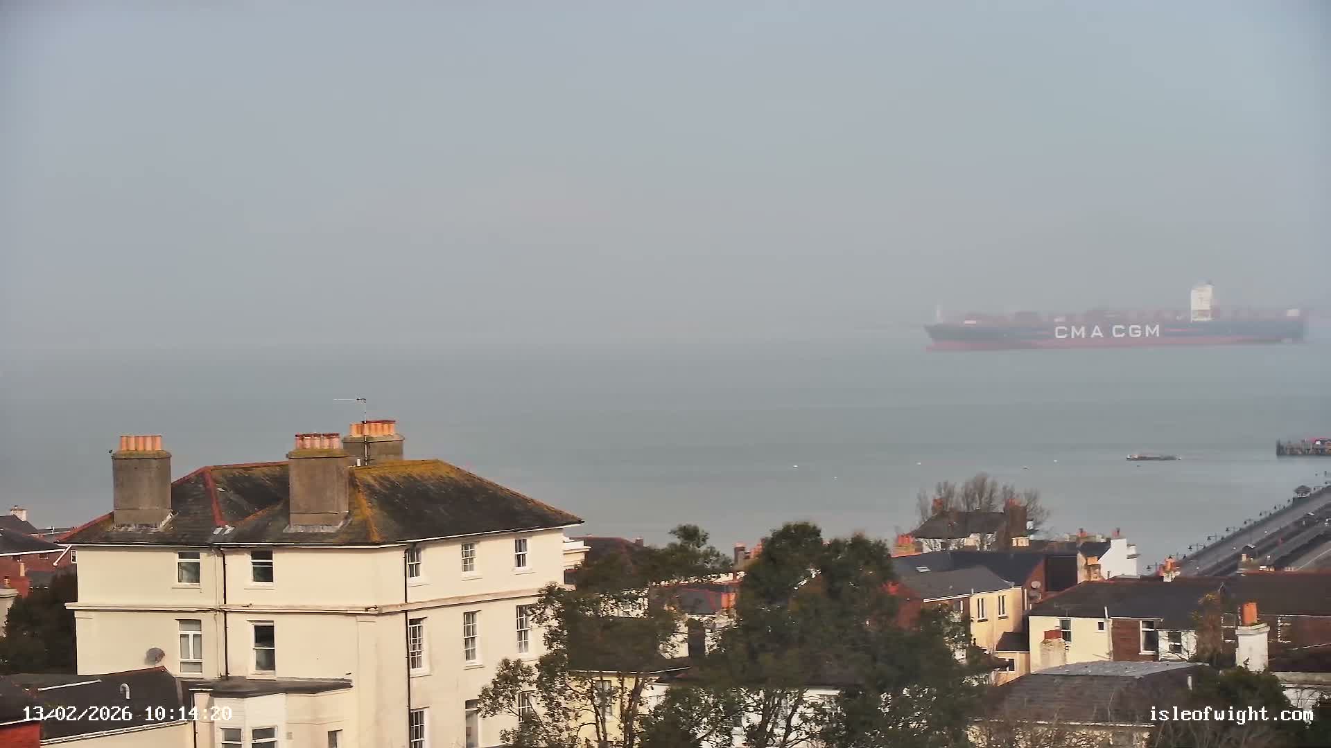 Isle of Wight Ryde / Solent / Southsea/ Portsmuth Scene Live Cam - Ryde, Isle of Wight, South East, England, United Kingdom