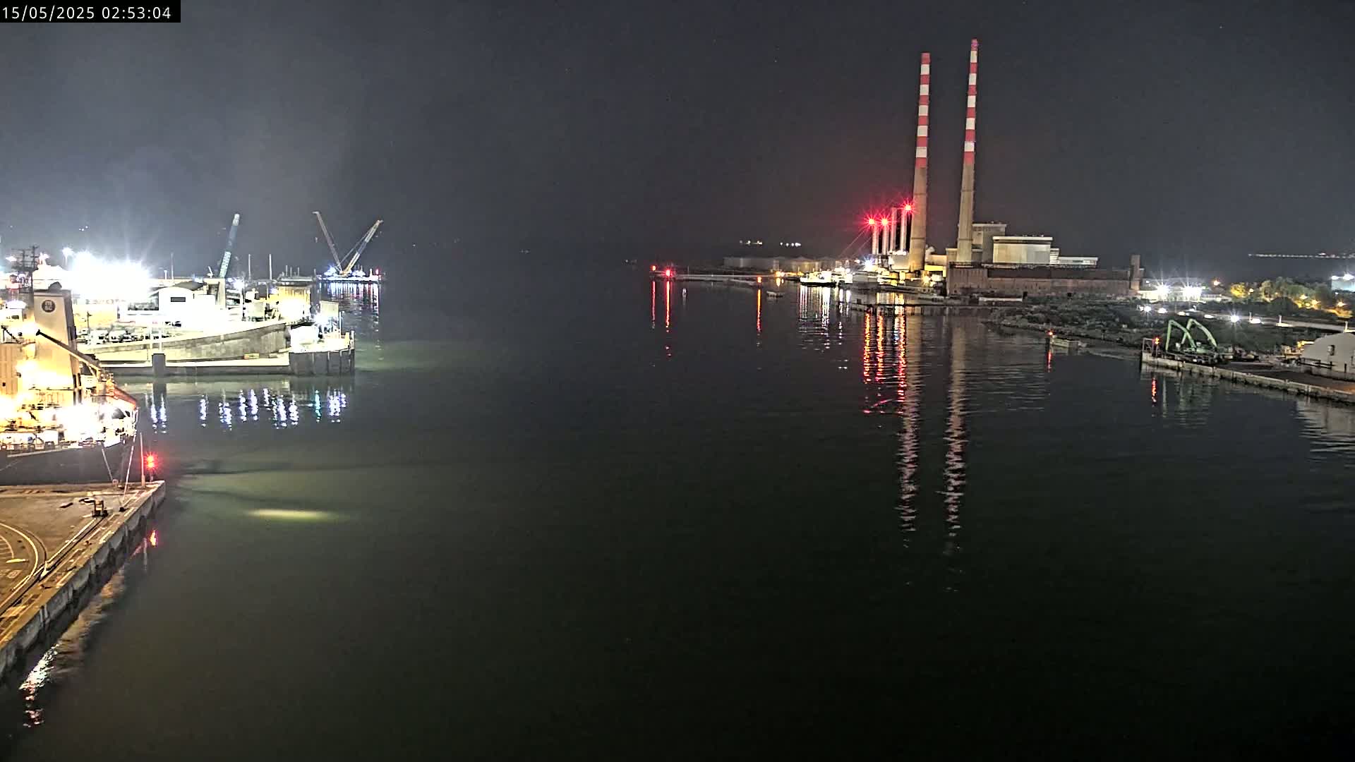 Dublin Bay & Port  Entrance Live Cam - Dublin, Eastern & Midland, Leinster, Ireland