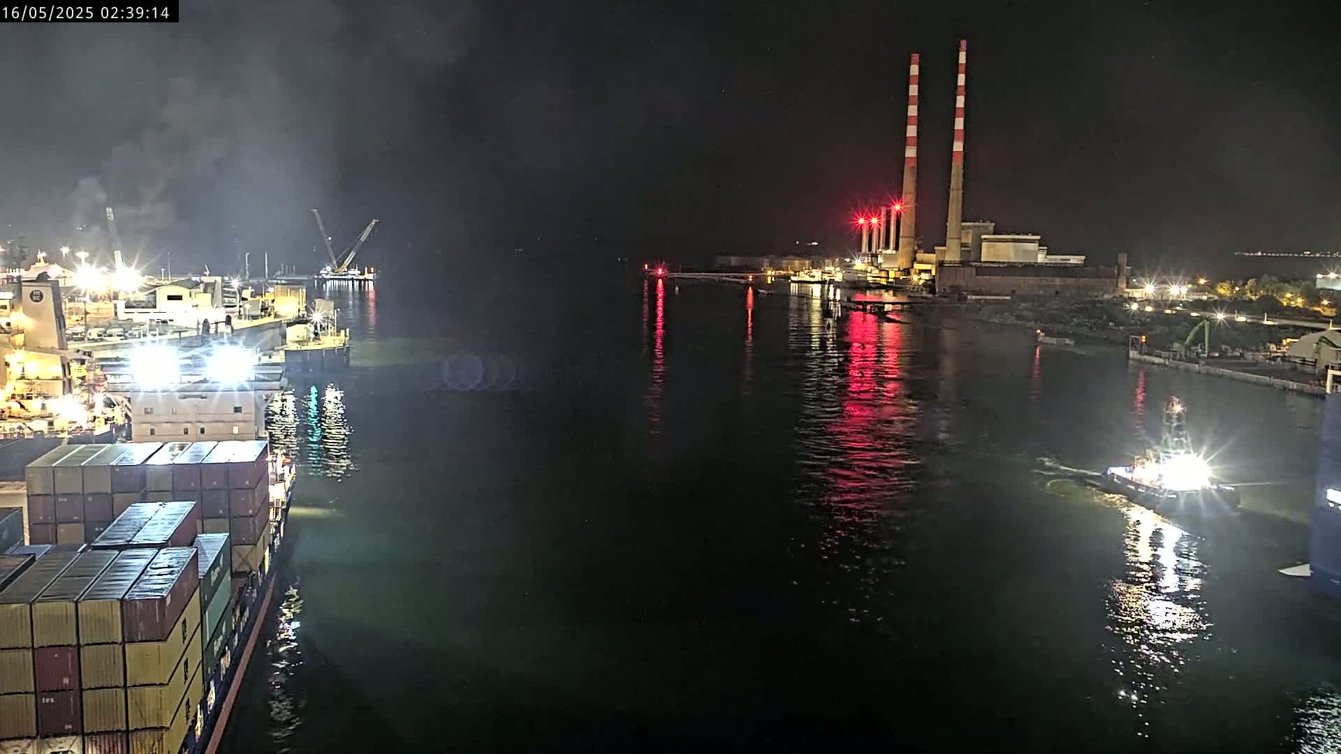 Dublin Bay & Port  Entrance Live Cam - Dublin, Eastern & Midland, Leinster, Ireland