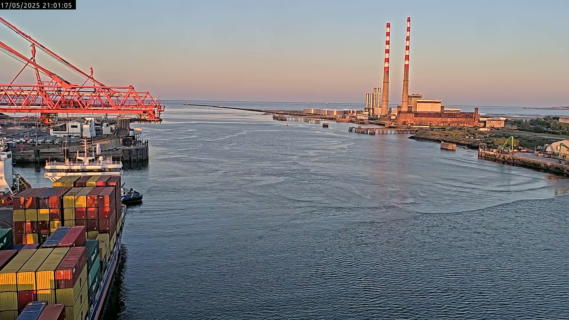 Dublin Bay & Port  Entrance Live Cam - Dublin, Eastern & Midland, Leinster, Ireland