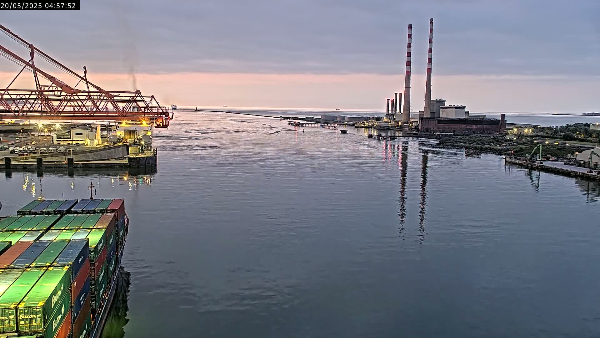 Dublin Bay & Port  Entrance Live Cam - Dublin, Eastern & Midland, Leinster, Ireland