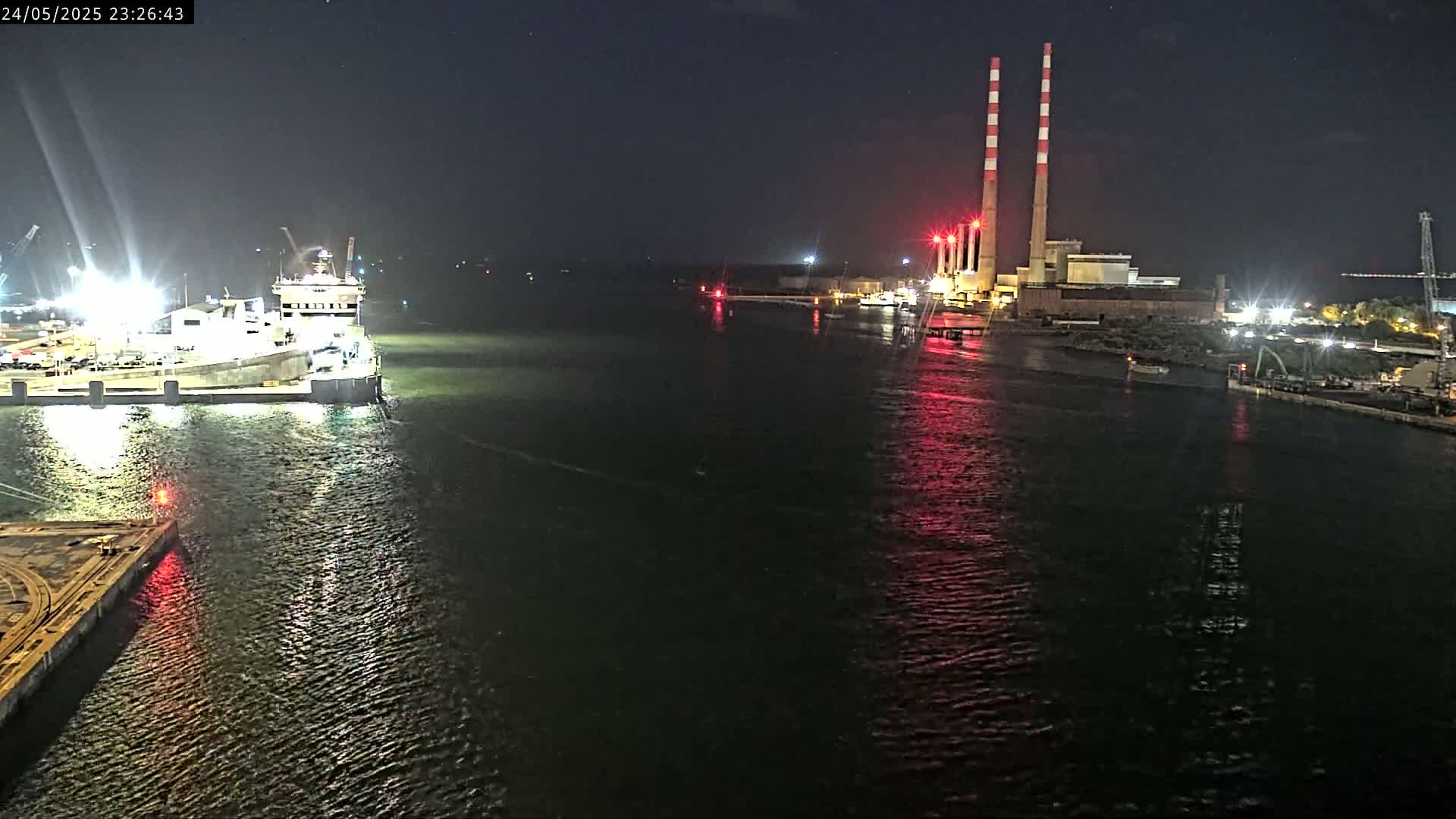 Dublin Bay & Port  Entrance Live Cam - Dublin, Eastern & Midland, Leinster, Ireland
