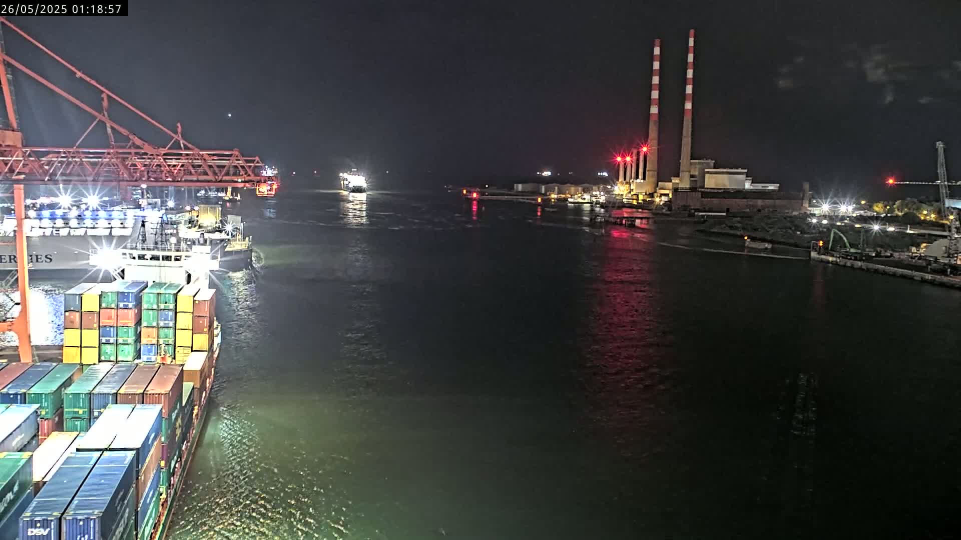 Dublin Bay & Port  Entrance Live Cam - Dublin, Eastern & Midland, Leinster, Ireland