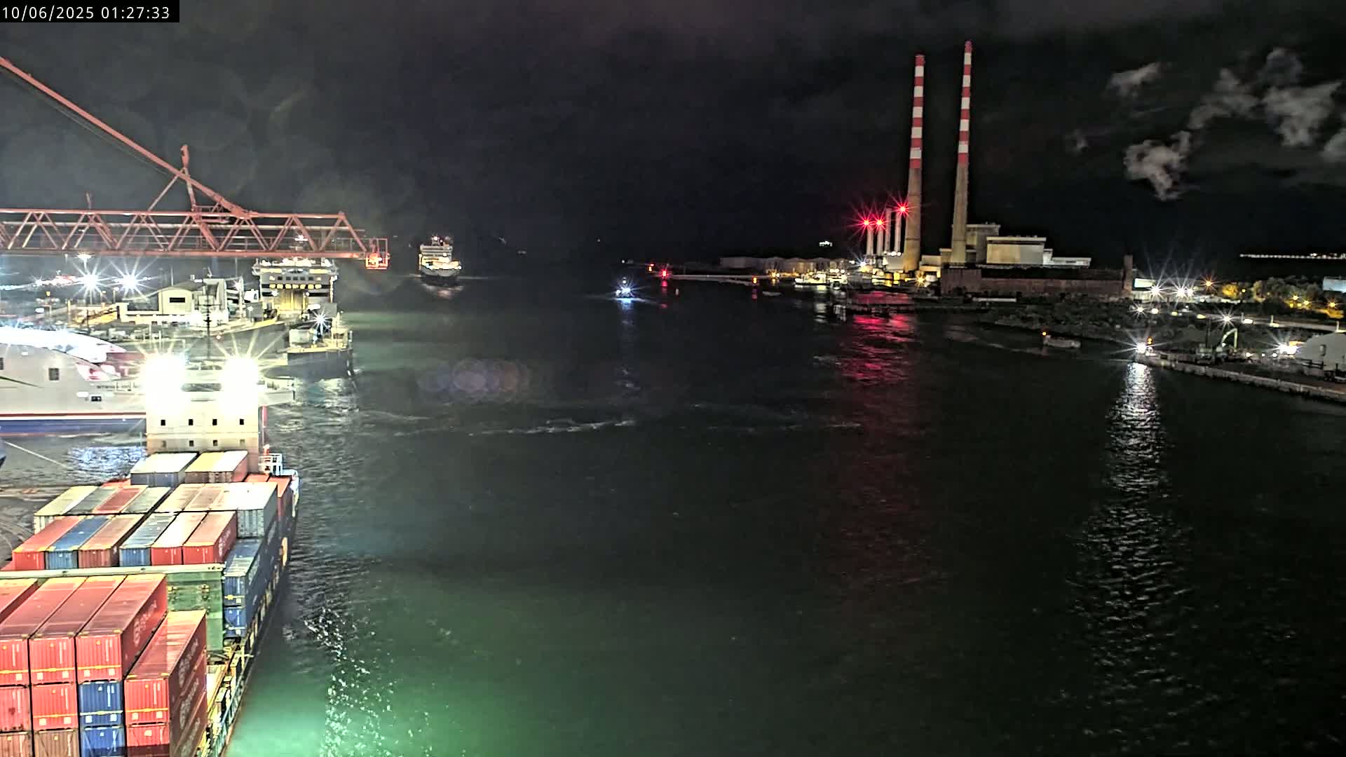 Dublin Bay & Port  Entrance Live Cam - Dublin, Eastern & Midland, Leinster, Ireland