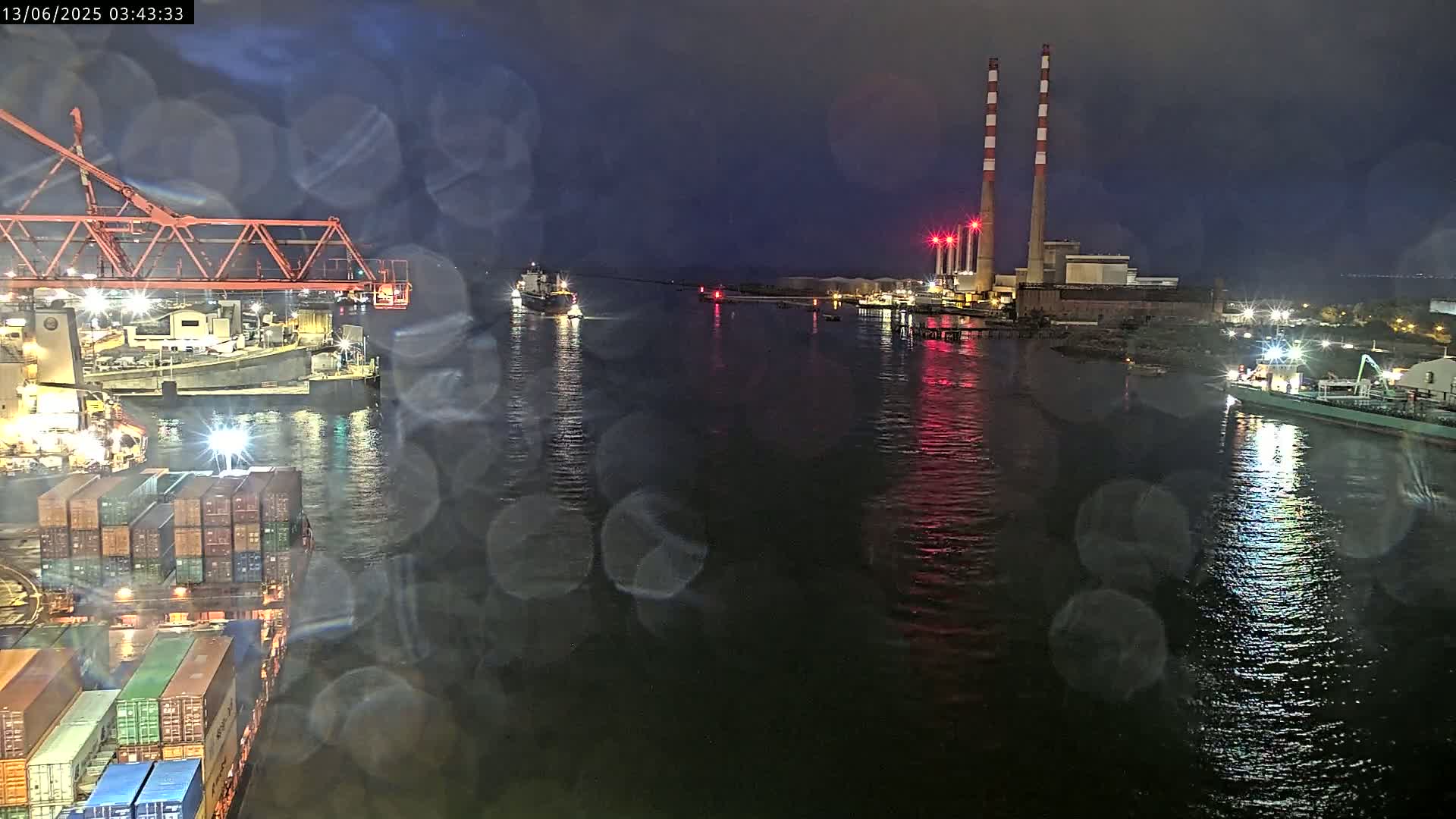 Dublin Bay & Port  Entrance Live Cam - Dublin, Eastern & Midland, Leinster, Ireland