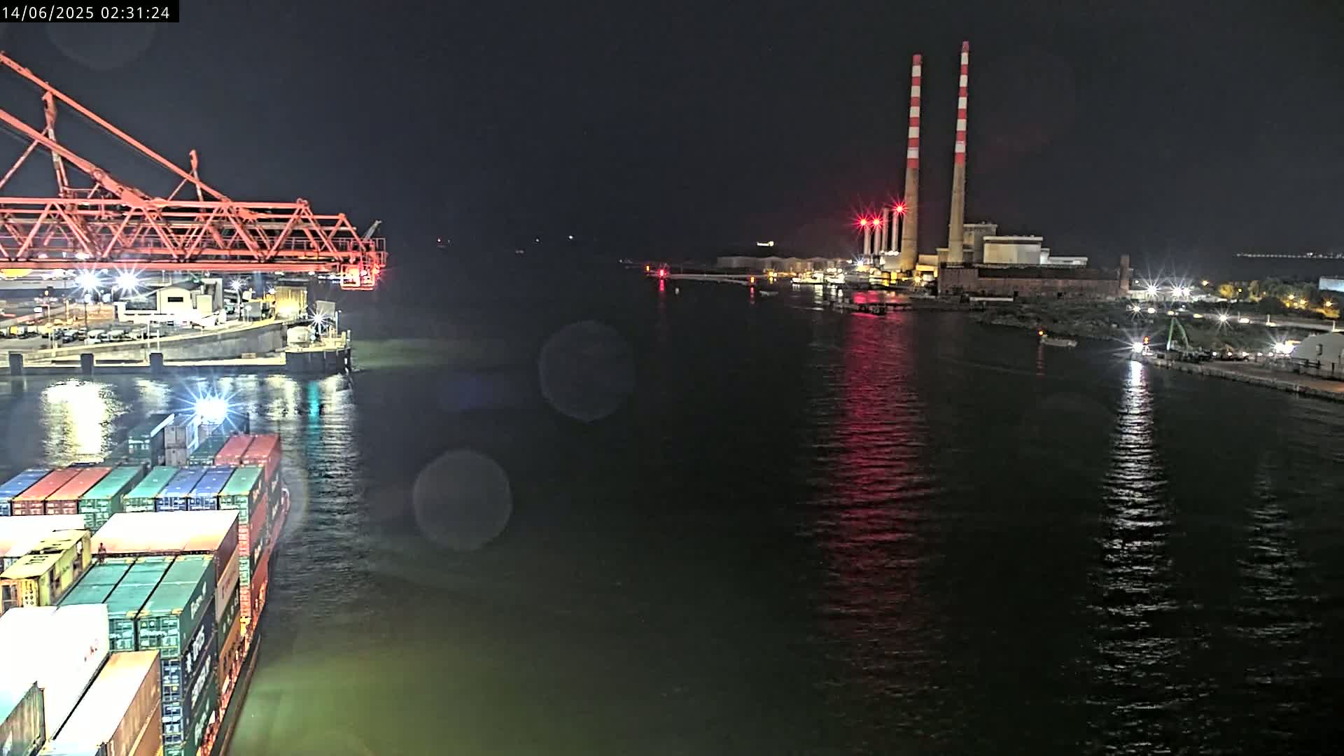 Dublin Bay & Port  Entrance Live Cam - Dublin, Eastern & Midland, Leinster, Ireland