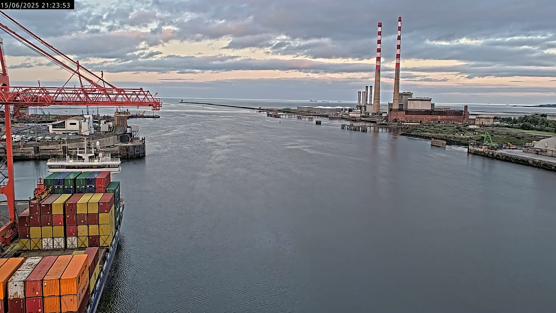 Dublin Bay & Port  Entrance Live Cam - Dublin, Eastern & Midland, Leinster, Ireland