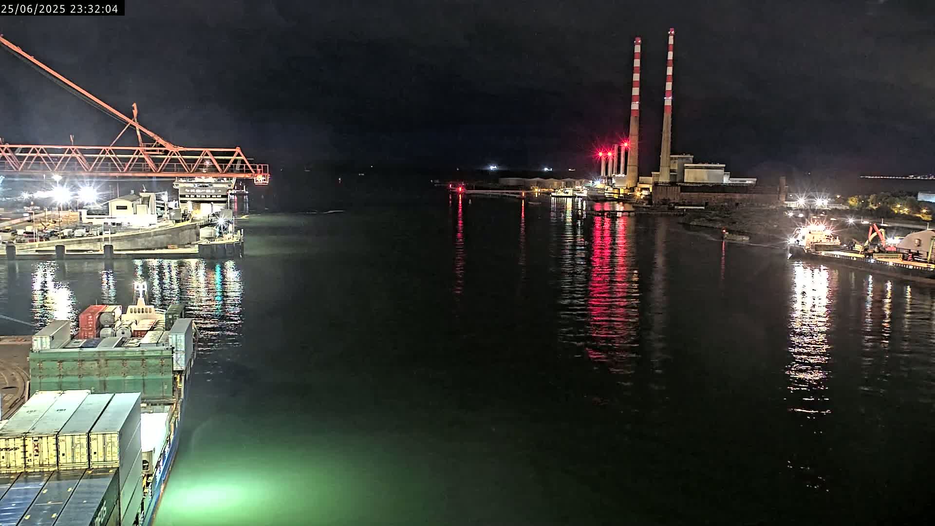 Dublin Bay & Port  Entrance Live Cam - Dublin, Eastern & Midland, Leinster, Ireland