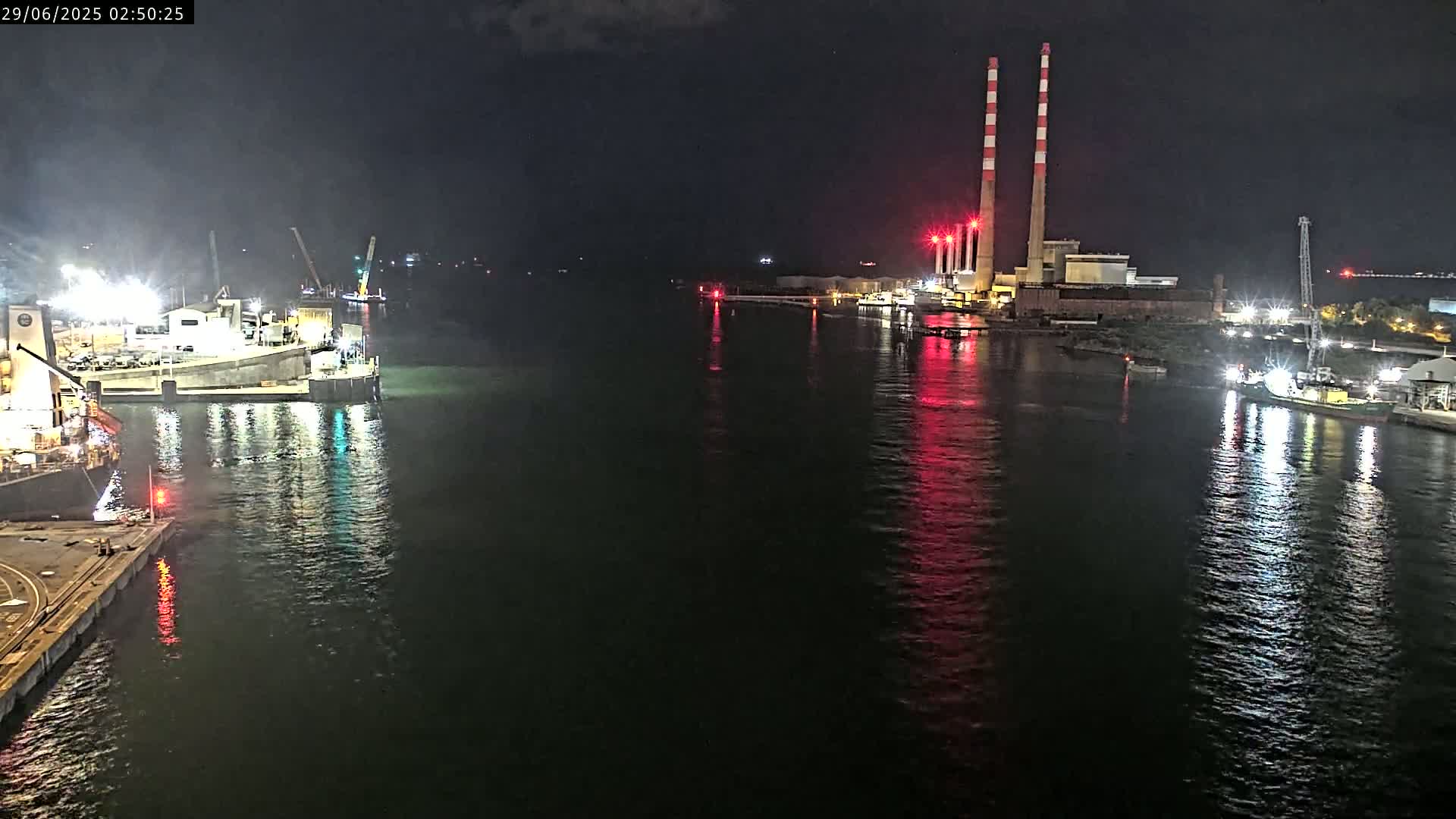 Dublin Bay & Port  Entrance Live Cam - Dublin, Eastern & Midland, Leinster, Ireland