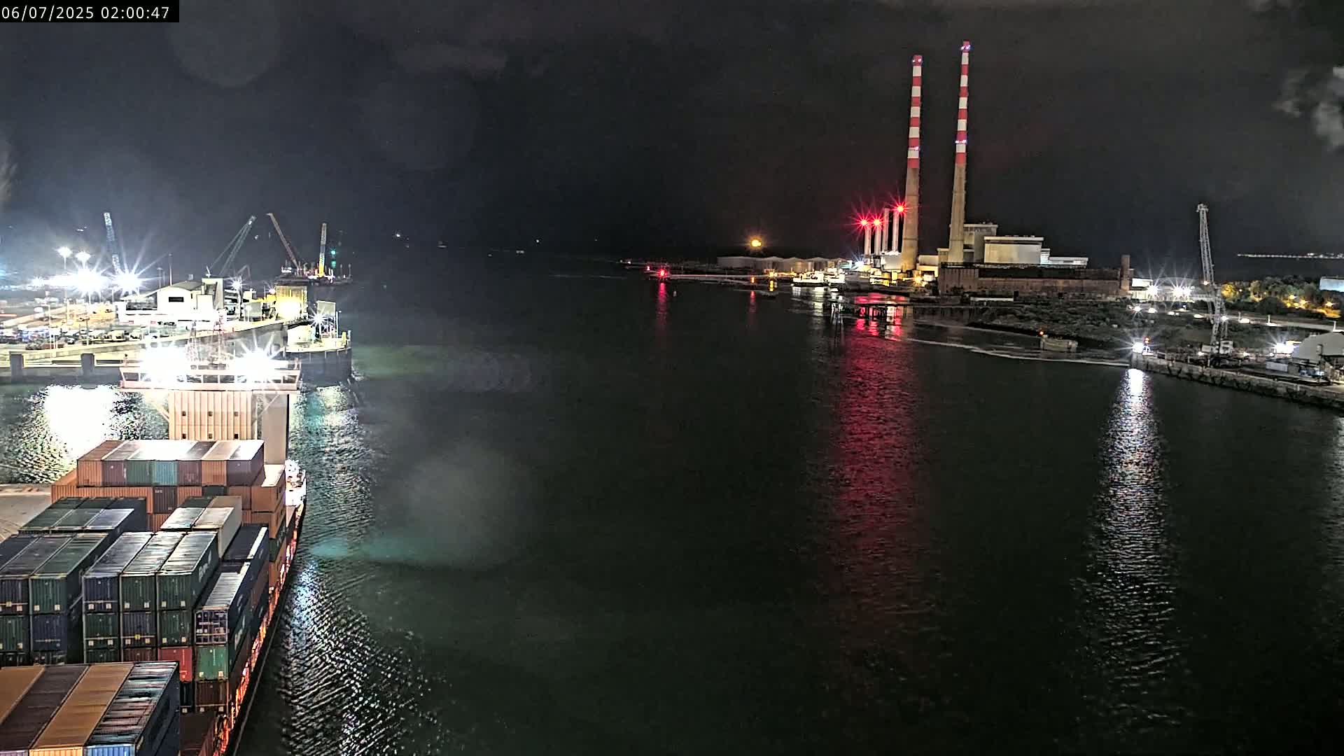 Dublin Bay & Port  Entrance Live Cam - Dublin, Eastern & Midland, Leinster, Ireland