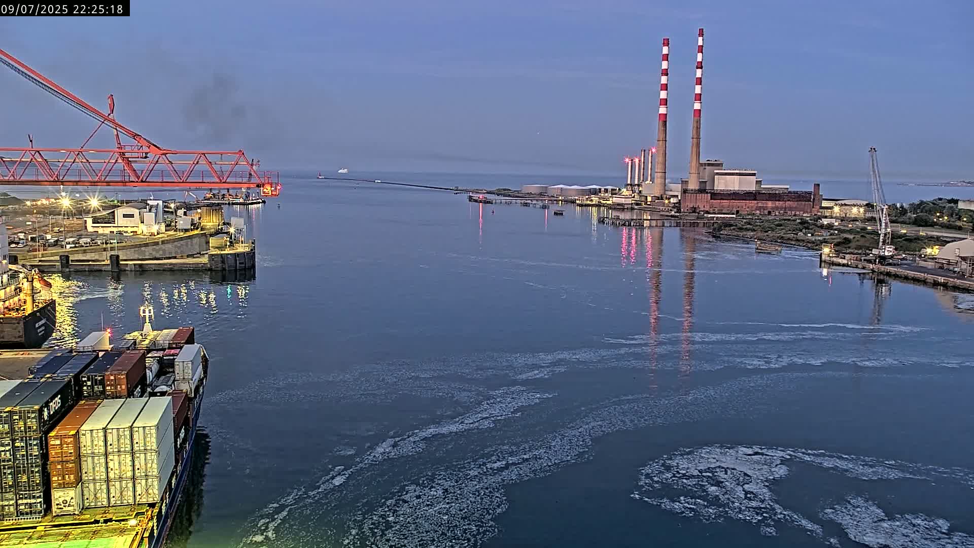 Dublin Bay & Port  Entrance Live Cam - Dublin, Eastern & Midland, Leinster, Ireland