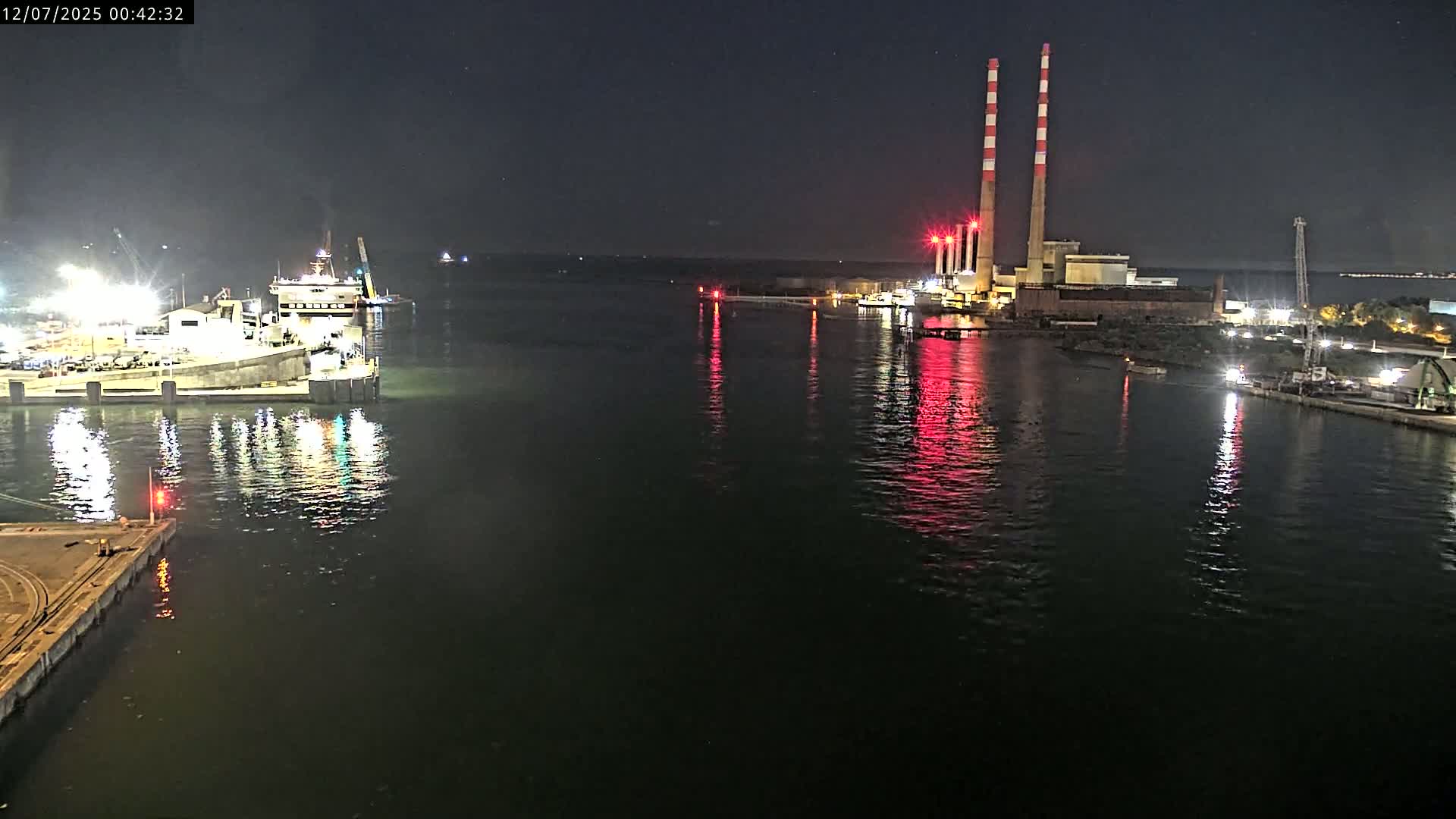 Dublin Bay & Port  Entrance Live Cam - Dublin, Eastern & Midland, Leinster, Ireland