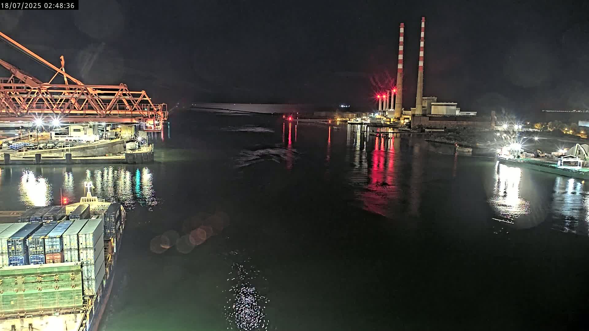 Dublin Bay & Port  Entrance Live Cam - Dublin, Eastern & Midland, Leinster, Ireland