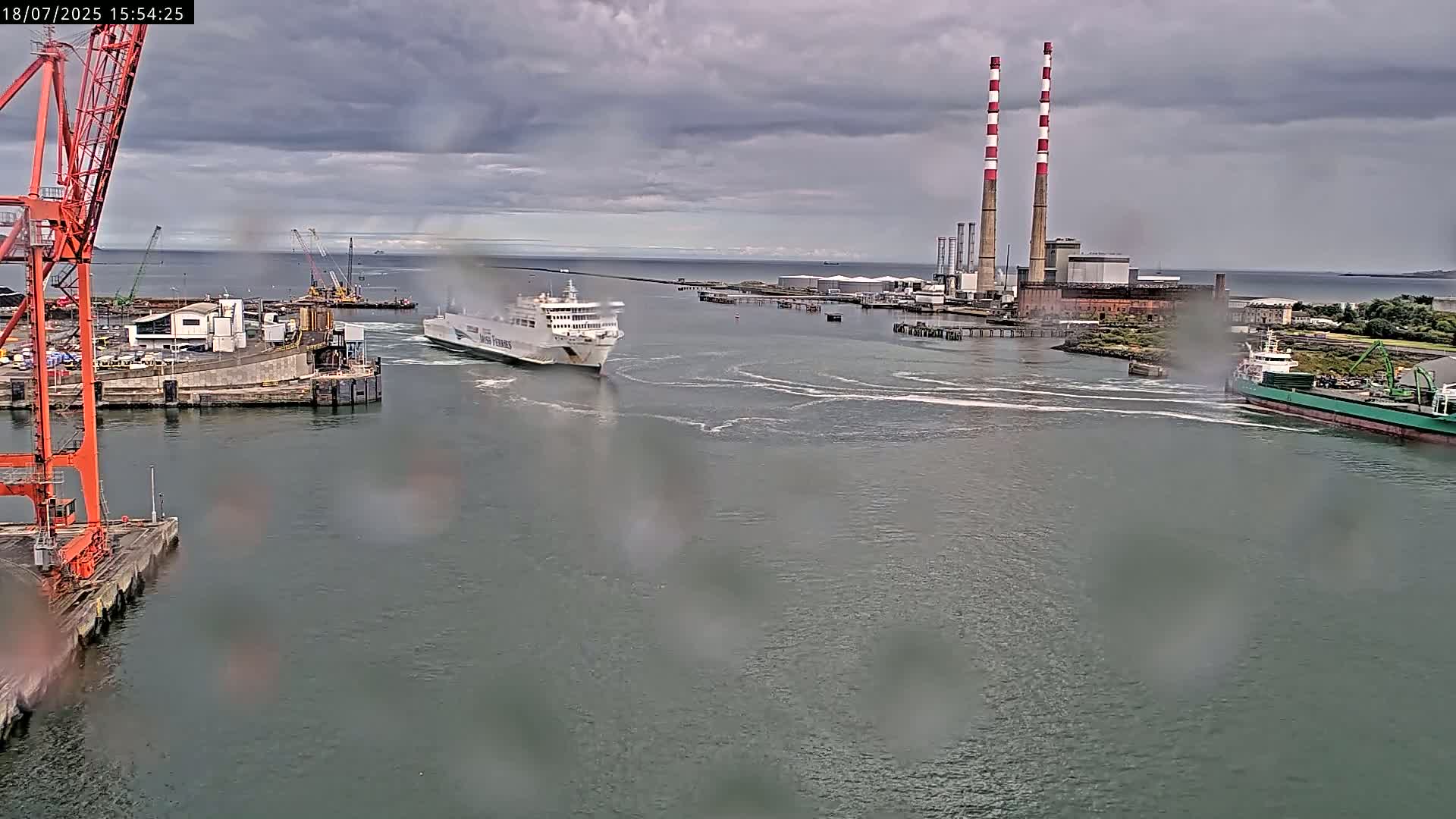 Dublin Bay & Port  Entrance Live Cam - Dublin, Eastern & Midland, Leinster, Ireland