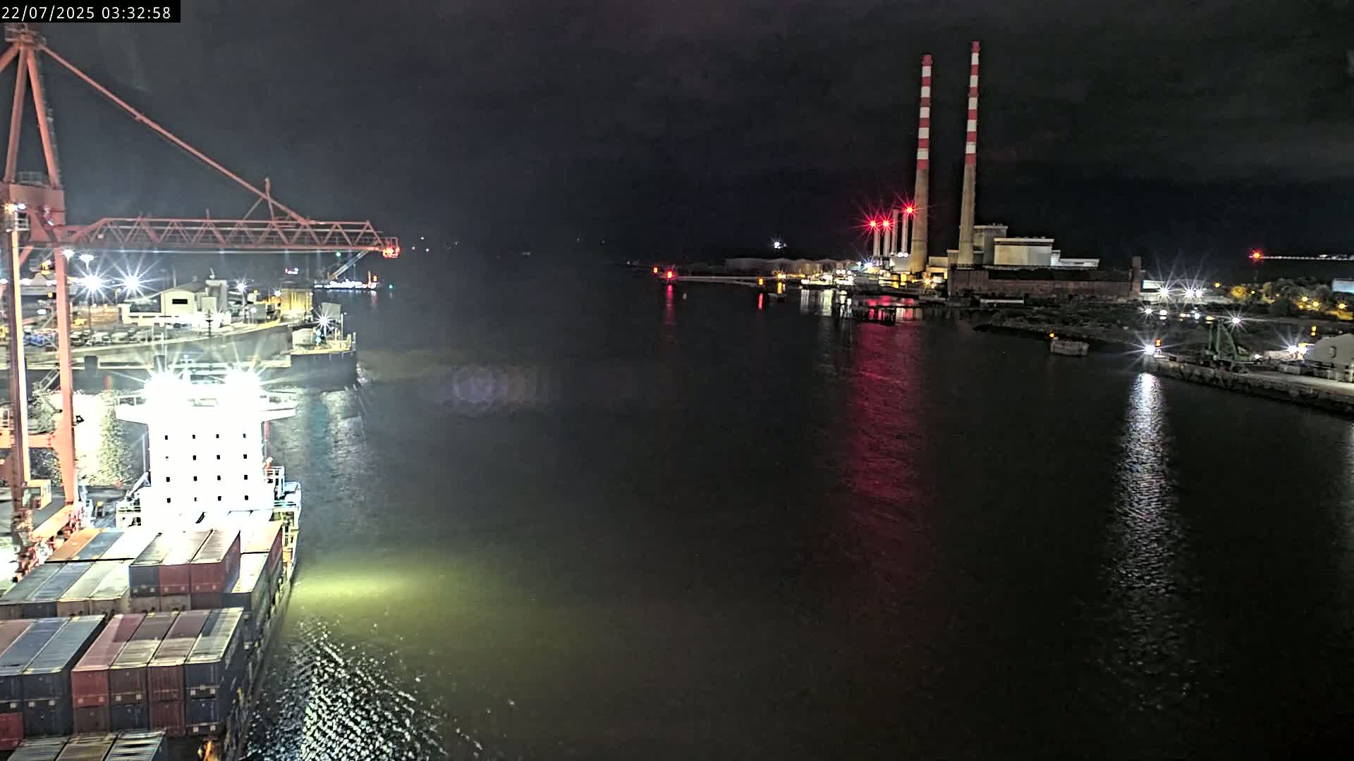 Dublin Bay & Port  Entrance Live Cam - Dublin, Eastern & Midland, Leinster, Ireland