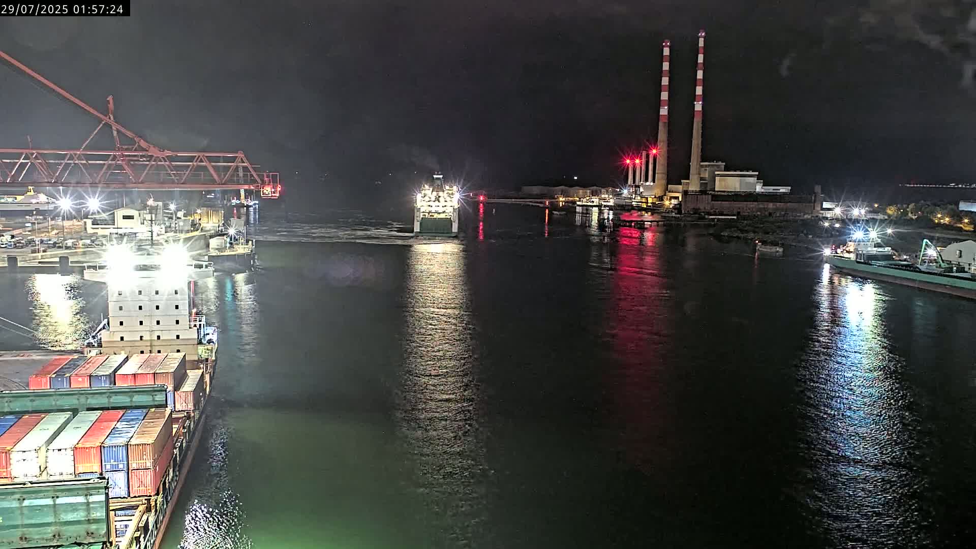 Dublin Bay & Port  Entrance Live Cam - Dublin, Eastern & Midland, Leinster, Ireland