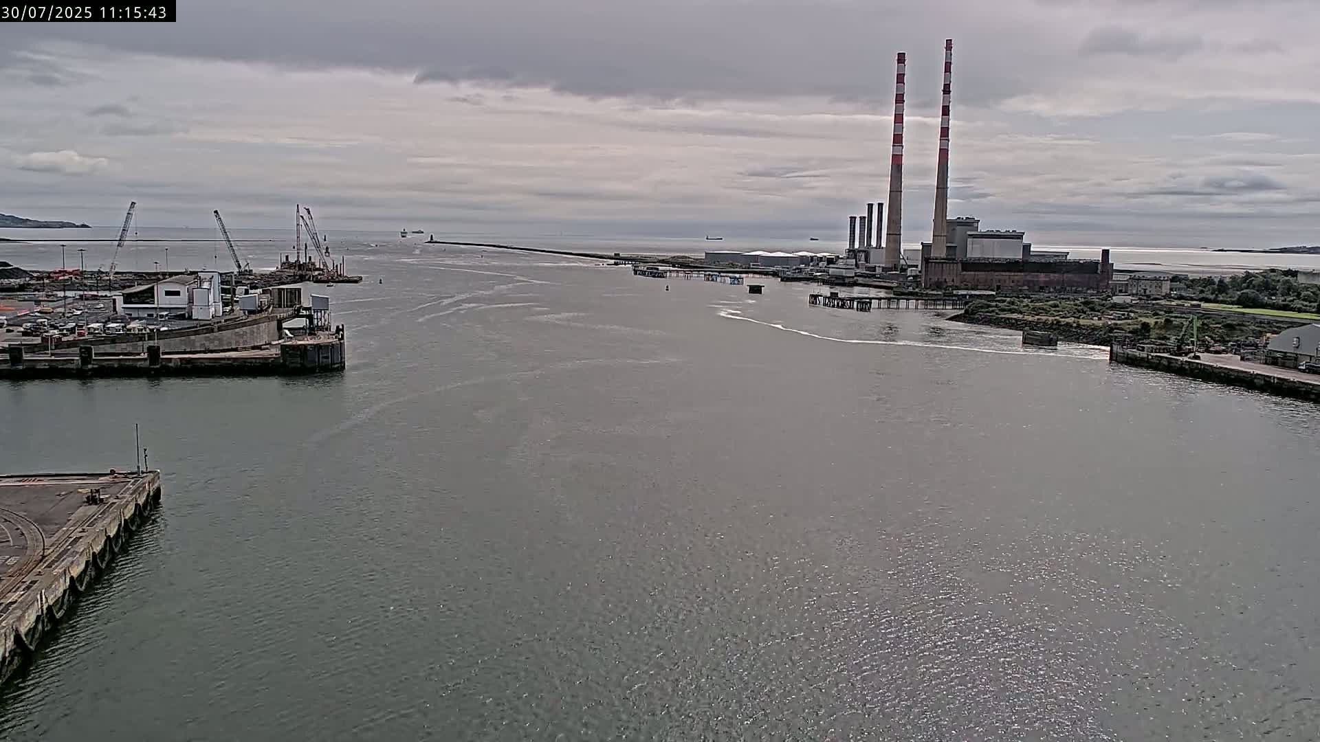 Dublin Bay & Port  Entrance Live Cam - Dublin, Eastern & Midland, Leinster, Ireland