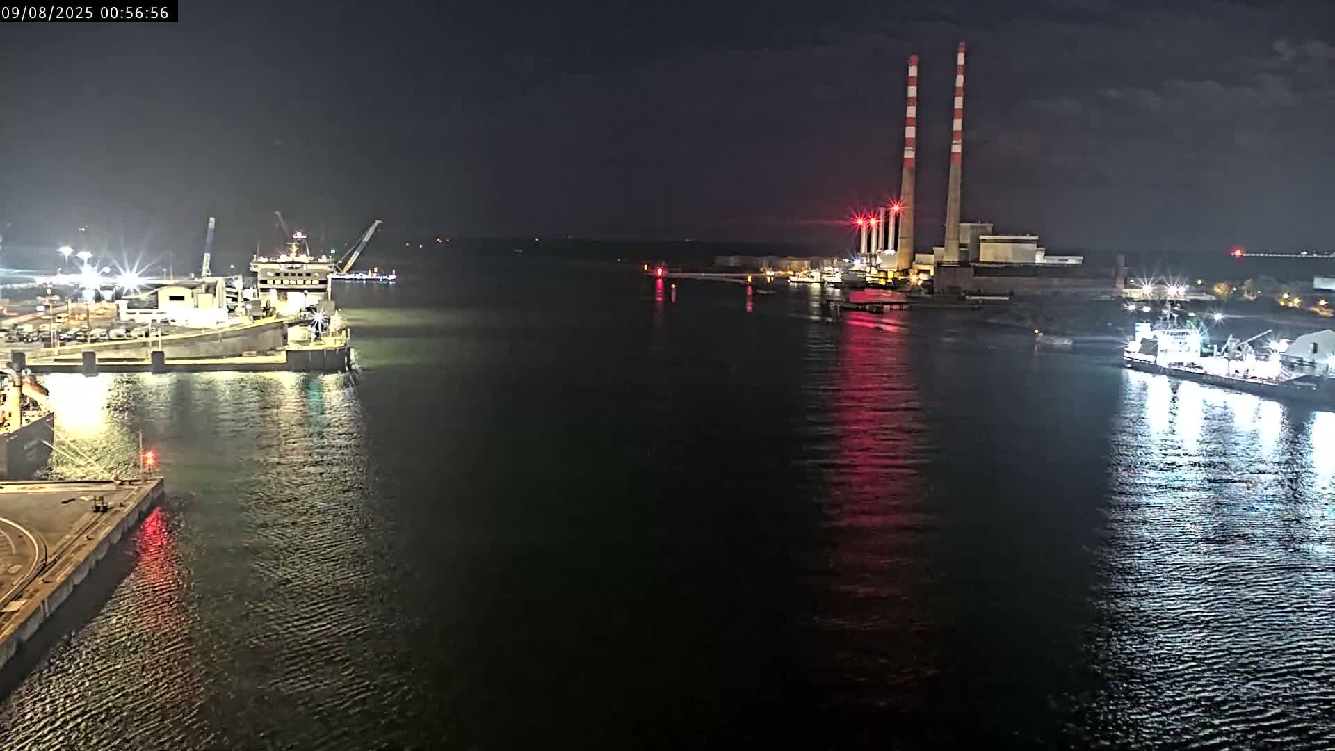 Dublin Bay & Port  Entrance Live Cam - Dublin, Eastern & Midland, Leinster, Ireland