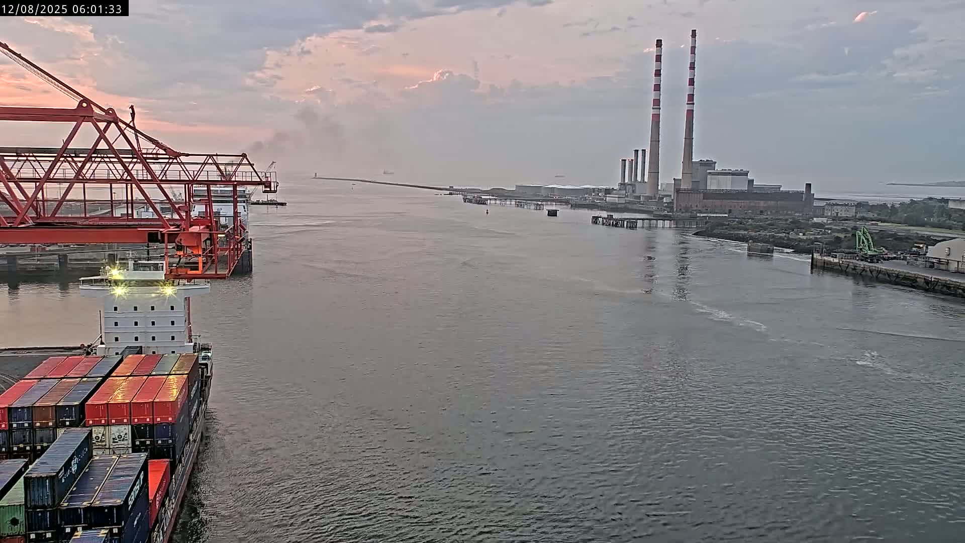 Dublin Bay & Port  Entrance Live Cam - Dublin, Eastern & Midland, Leinster, Ireland