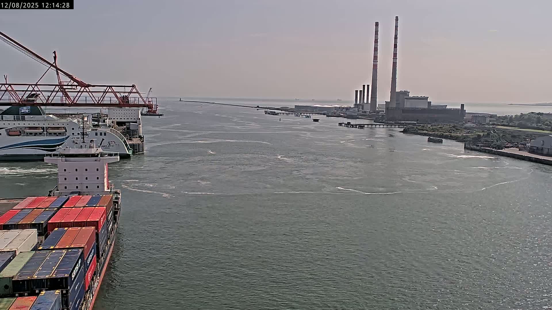 Dublin Bay & Port  Entrance Live Cam - Dublin, Eastern & Midland, Leinster, Ireland