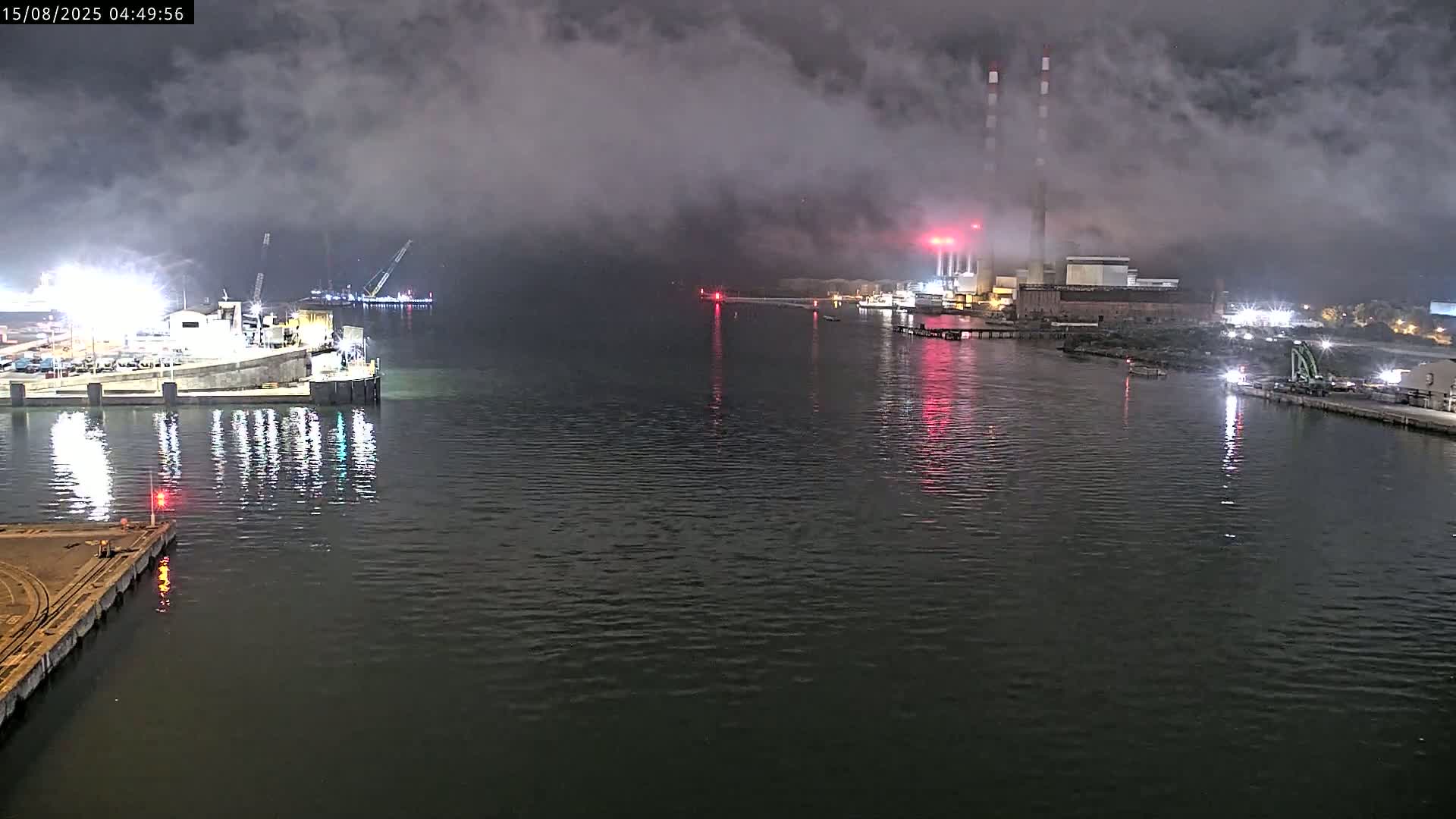 Dublin Bay & Port  Entrance Live Cam - Dublin, Eastern & Midland, Leinster, Ireland