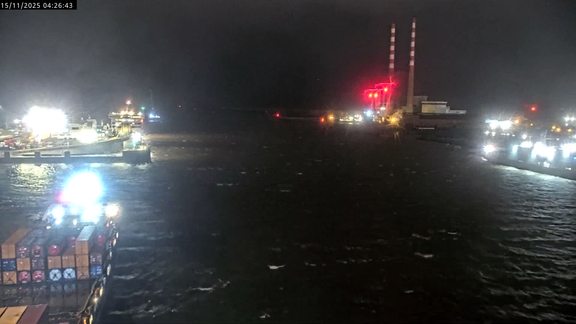 Dublin Bay & Port  Entrance Live Cam - Dublin, Eastern & Midland, Leinster, Ireland