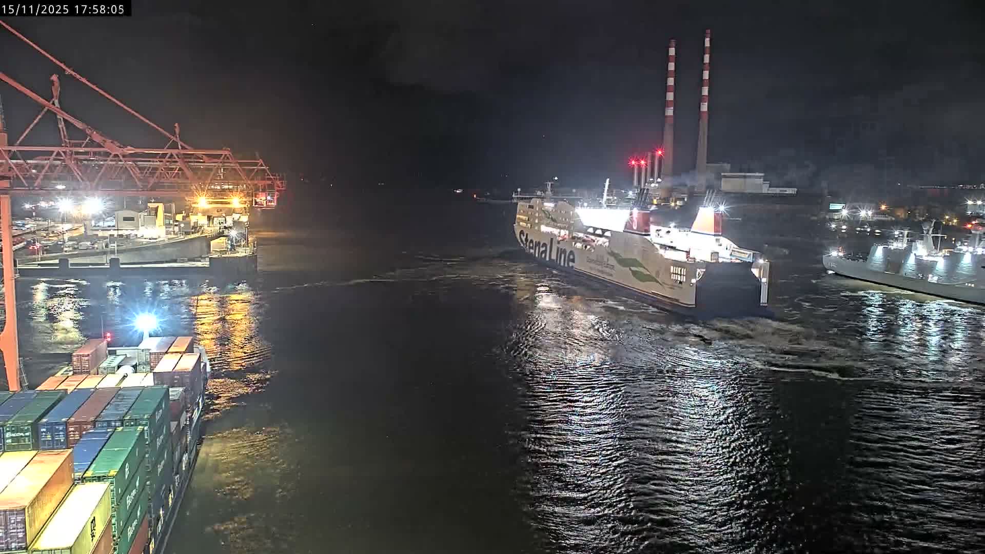 Dublin Bay & Port  Entrance Live Cam - Dublin, Eastern & Midland, Leinster, Ireland