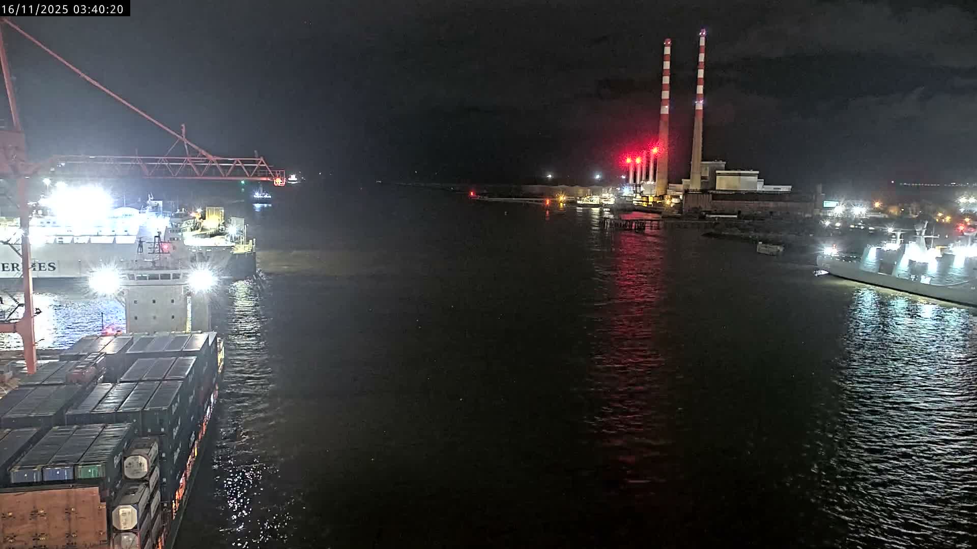 Dublin Bay & Port  Entrance Live Cam - Dublin, Eastern & Midland, Leinster, Ireland