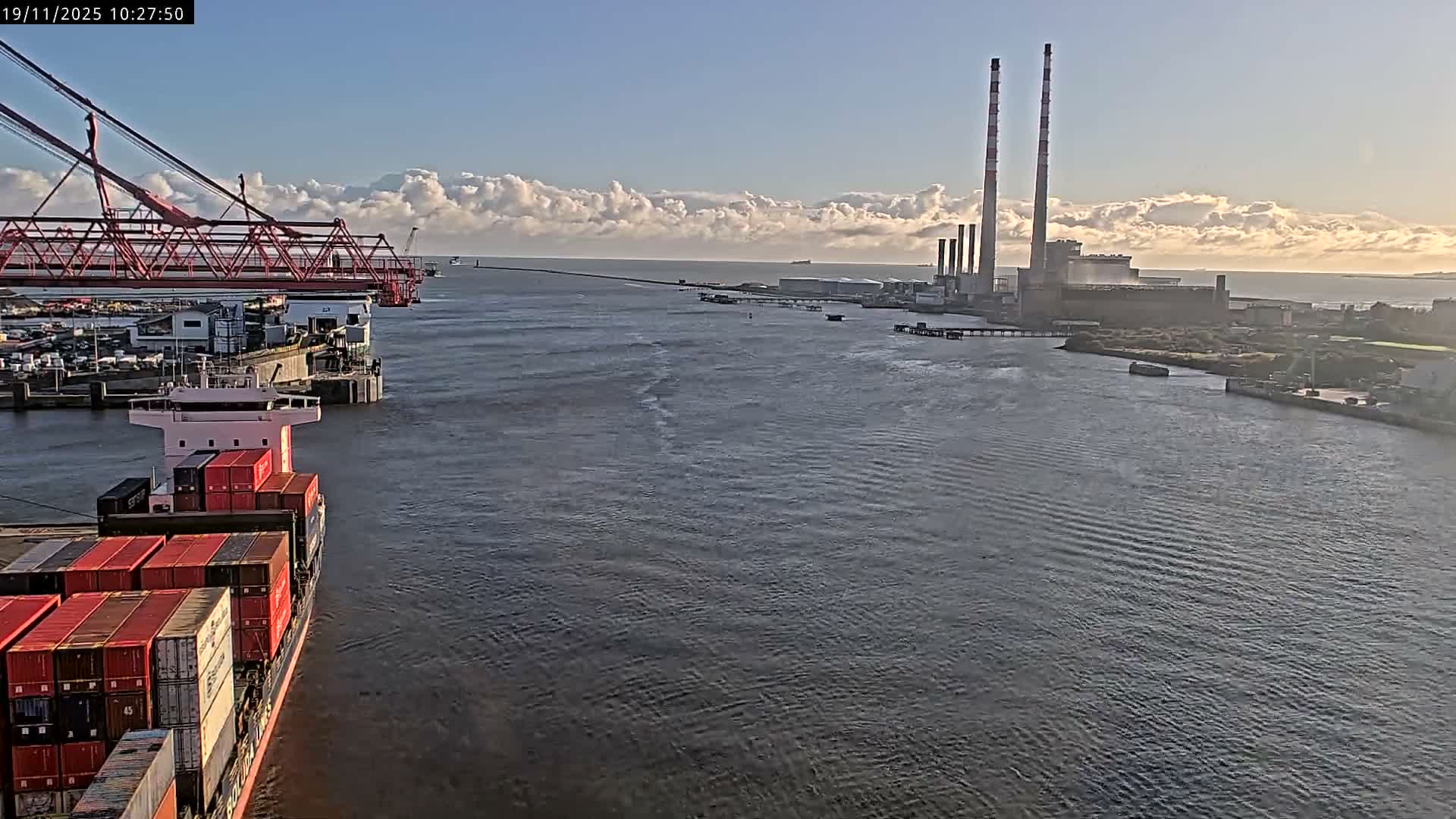 Dublin Bay & Port  Entrance Live Cam - Dublin, Eastern & Midland, Leinster, Ireland