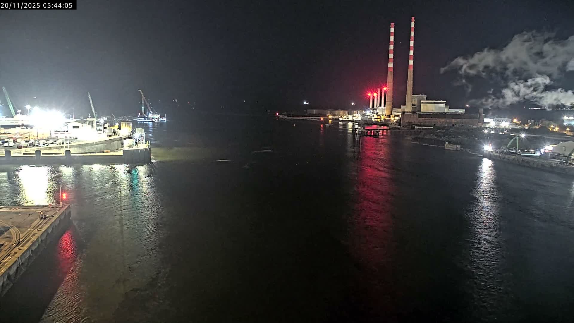 Dublin Bay & Port  Entrance Live Cam - Dublin, Eastern & Midland, Leinster, Ireland