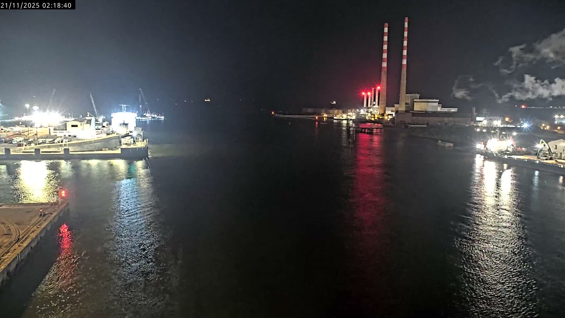 Dublin Bay & Port  Entrance Live Cam - Dublin, Eastern & Midland, Leinster, Ireland