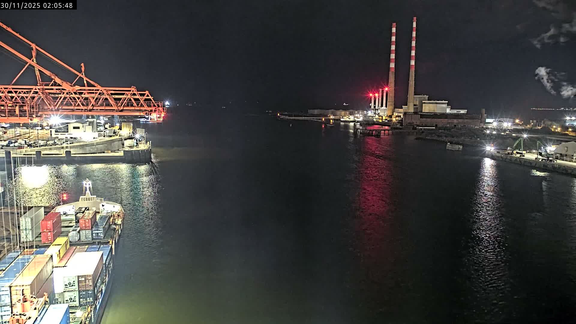 Dublin Bay & Port  Entrance Live Cam - Dublin, Eastern & Midland, Leinster, Ireland