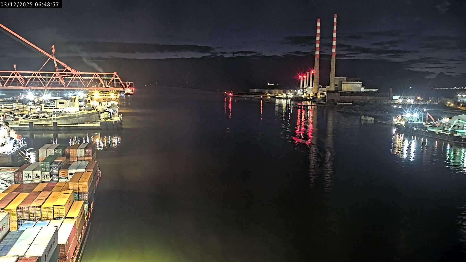 Dublin Bay & Port  Entrance Live Cam - Dublin, Eastern & Midland, Leinster, Ireland