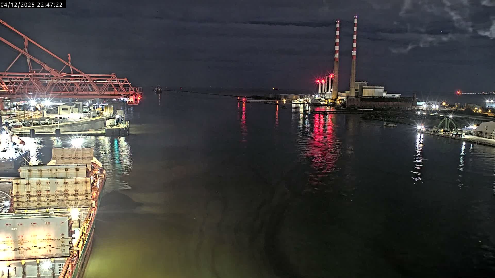 Dublin Bay & Port  Entrance Live Cam - Dublin, Eastern & Midland, Leinster, Ireland
