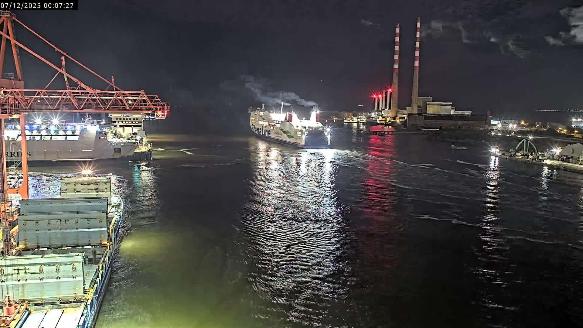 Dublin Bay & Port  Entrance Live Cam - Dublin, Eastern & Midland, Leinster, Ireland