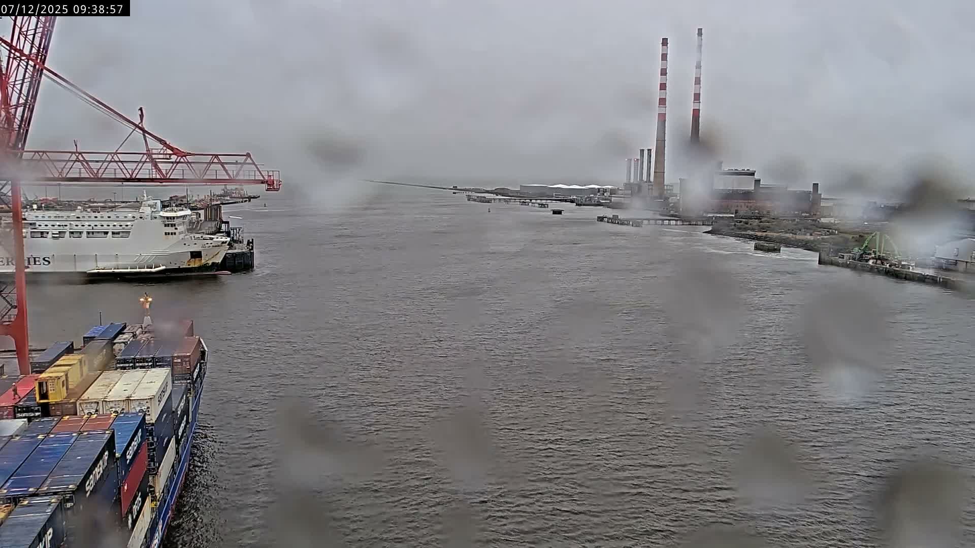 Dublin Bay & Port  Entrance Live Cam - Dublin, Eastern & Midland, Leinster, Ireland