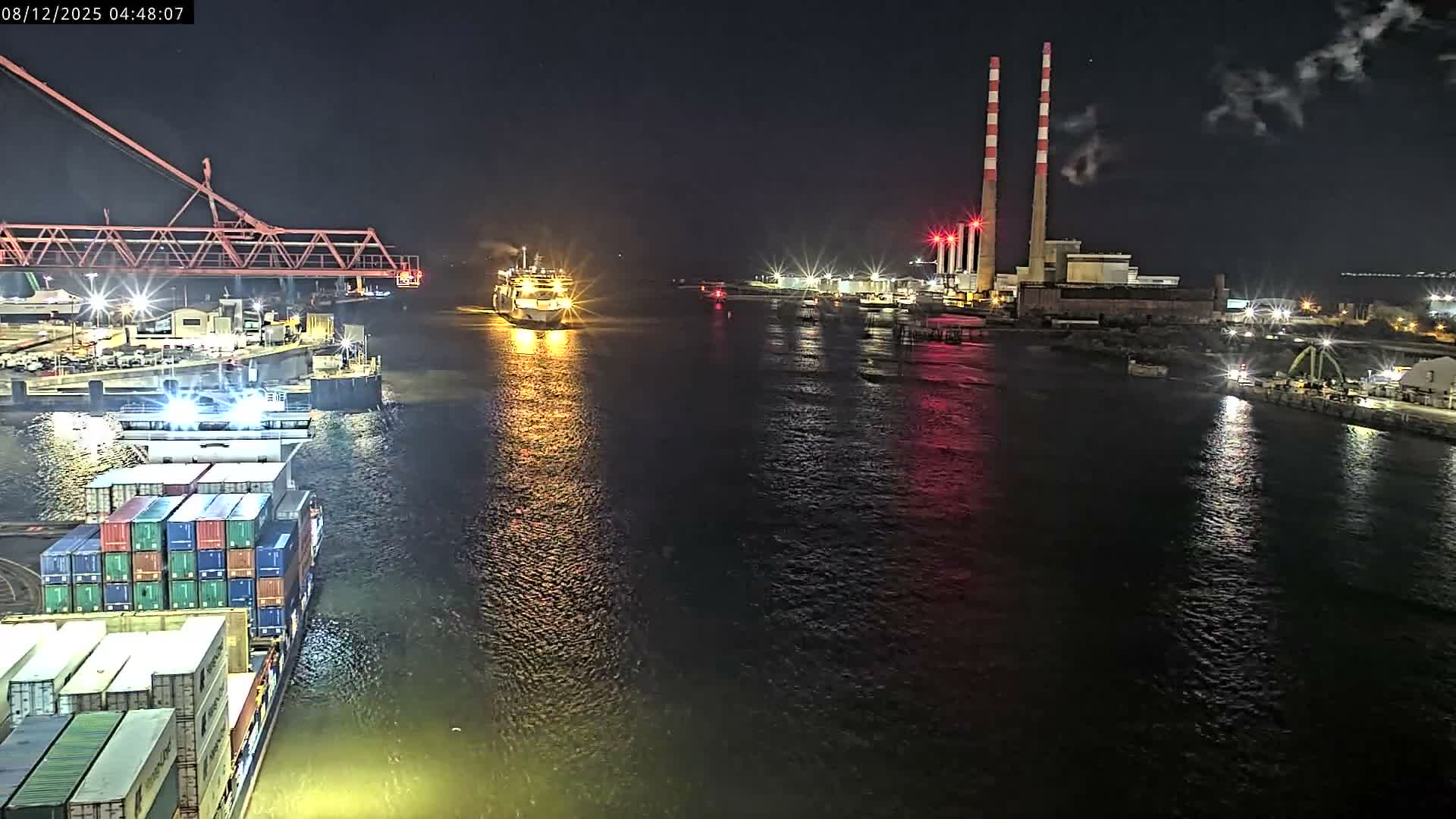 Dublin Bay & Port  Entrance Live Cam - Dublin, Eastern & Midland, Leinster, Ireland