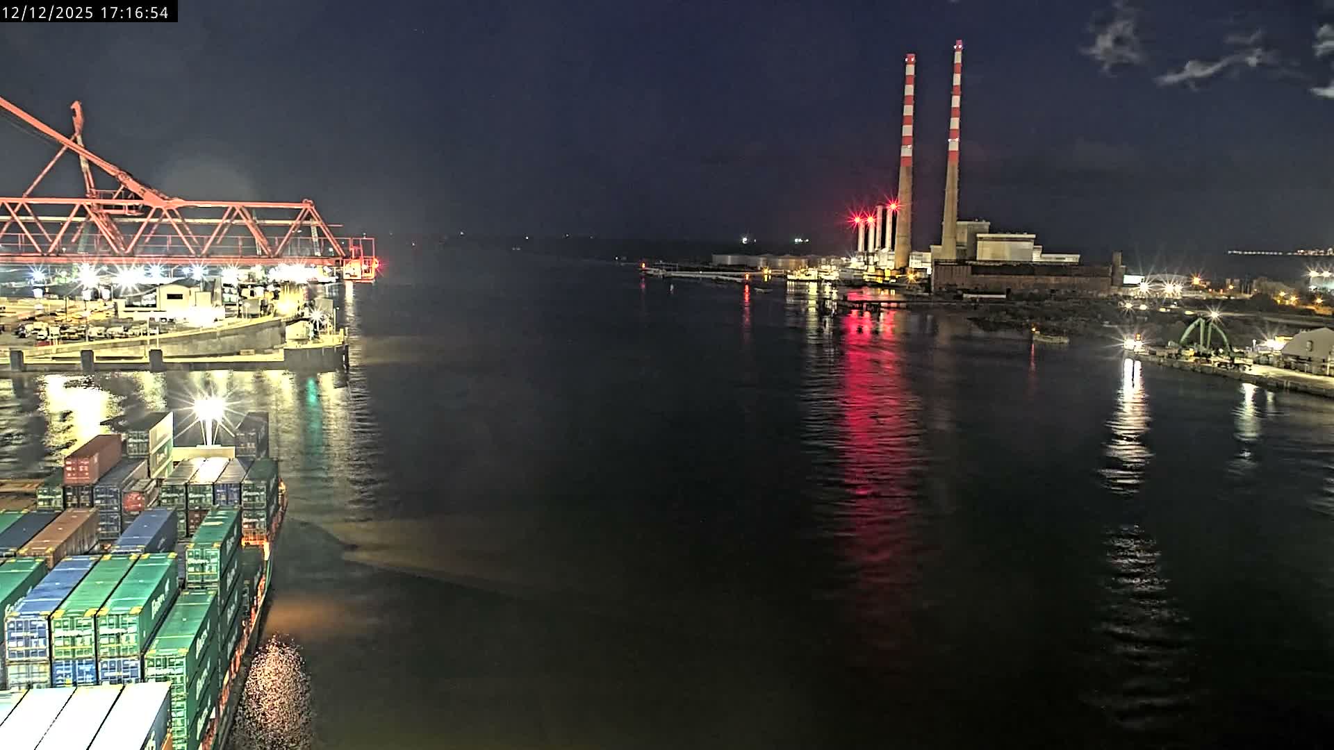Dublin Bay & Port  Entrance Live Cam - Dublin, Eastern & Midland, Leinster, Ireland