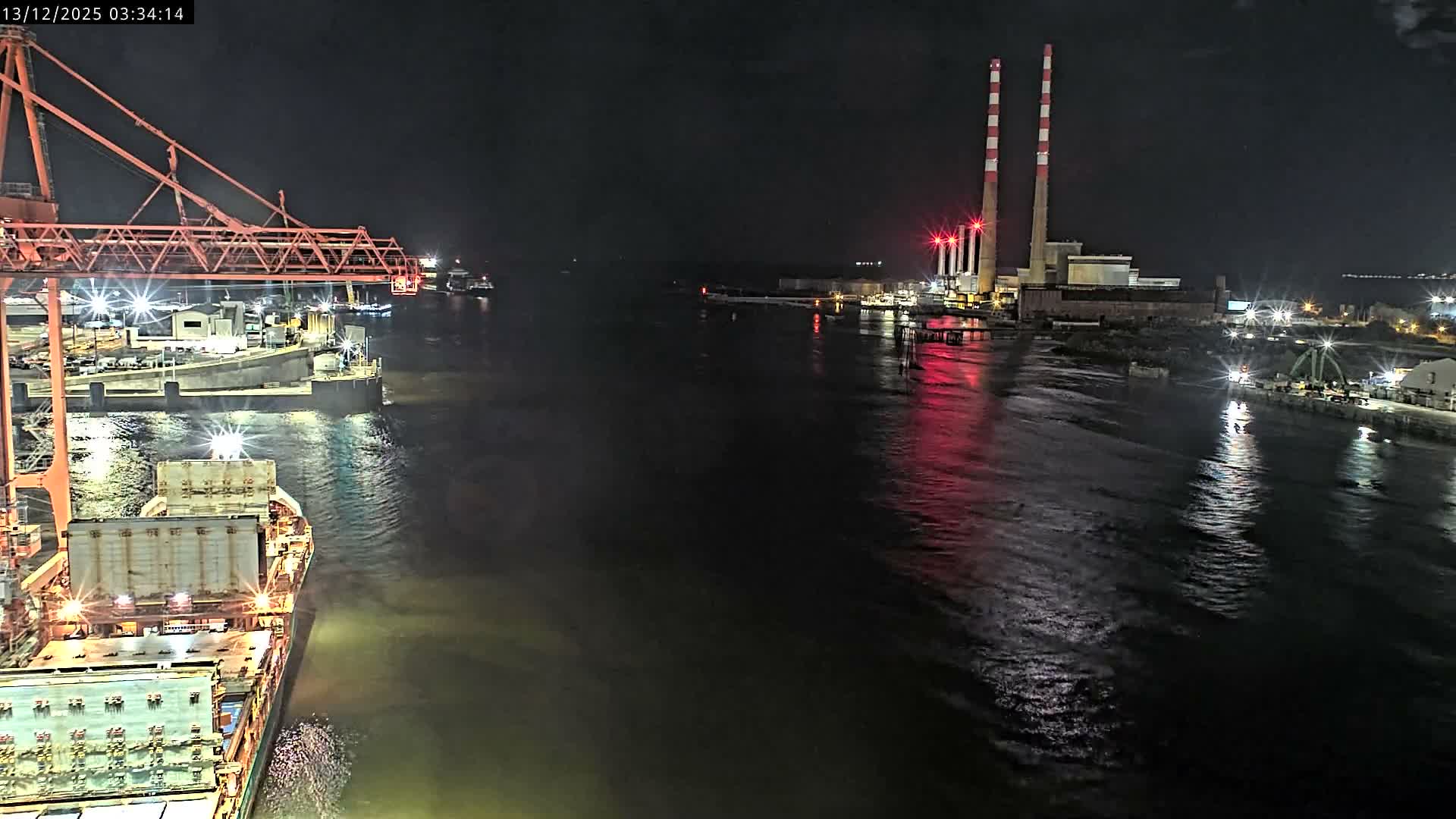 Dublin Bay & Port  Entrance Live Cam - Dublin, Eastern & Midland, Leinster, Ireland
