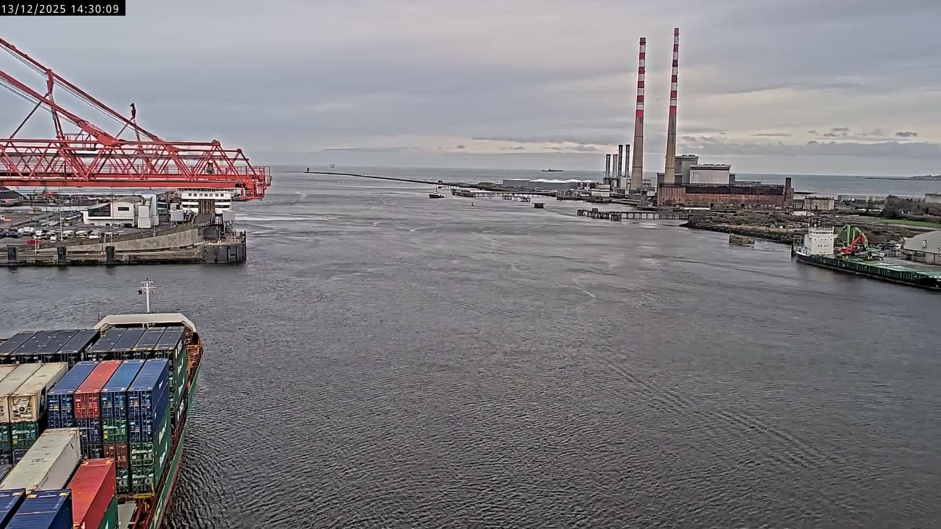 Dublin Bay & Port  Entrance Live Cam - Dublin, Eastern & Midland, Leinster, Ireland