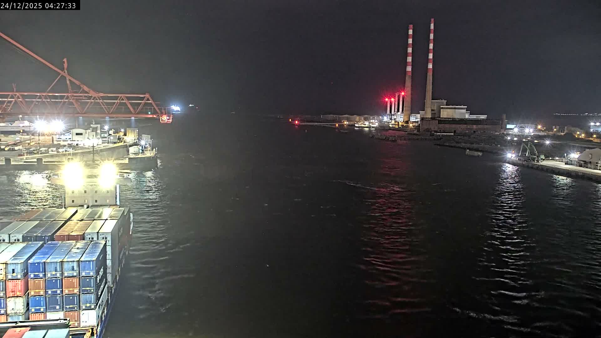 Dublin Bay & Port  Entrance Live Cam - Dublin, Eastern & Midland, Leinster, Ireland