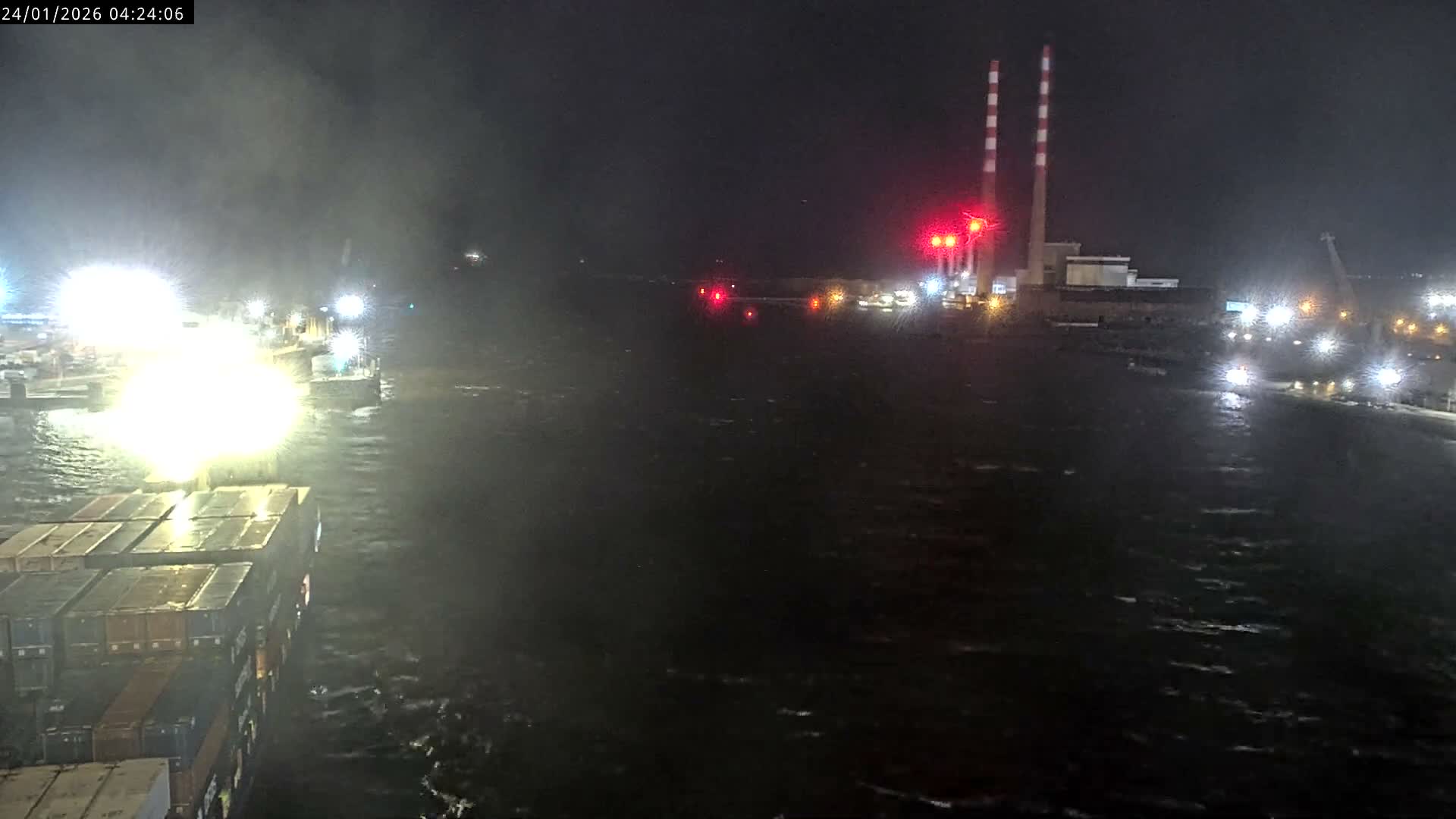 Dublin Bay & Port  Entrance Live Cam - Dublin, Eastern & Midland, Leinster, Ireland