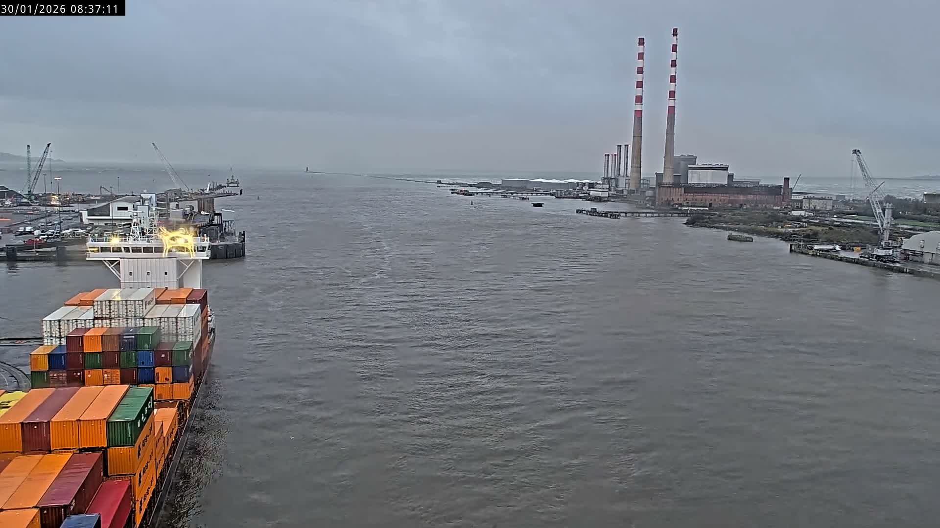 Dublin Bay & Port  Entrance Live Cam - Dublin, Eastern & Midland, Leinster, Ireland