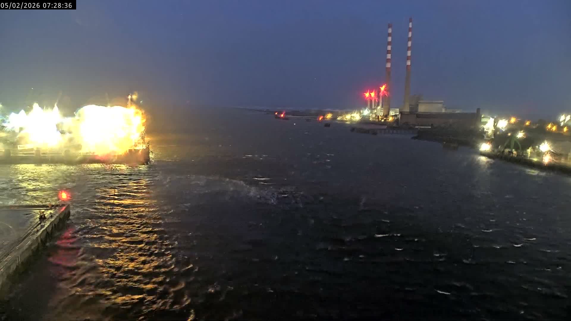 Dublin Bay & Port  Entrance Live Cam - Dublin, Eastern & Midland, Leinster, Ireland