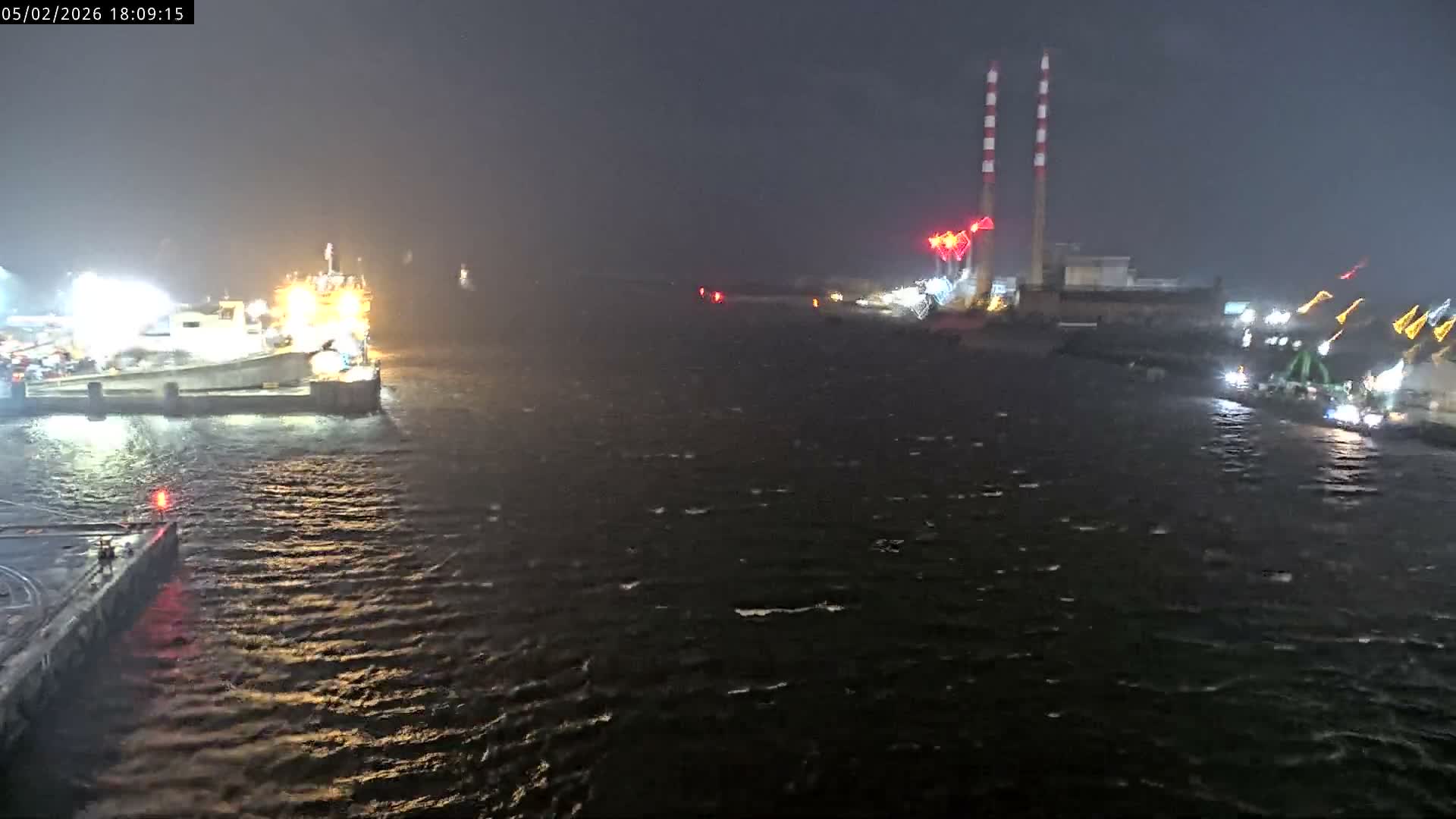 Dublin Bay & Port  Entrance Live Cam - Dublin, Eastern & Midland, Leinster, Ireland