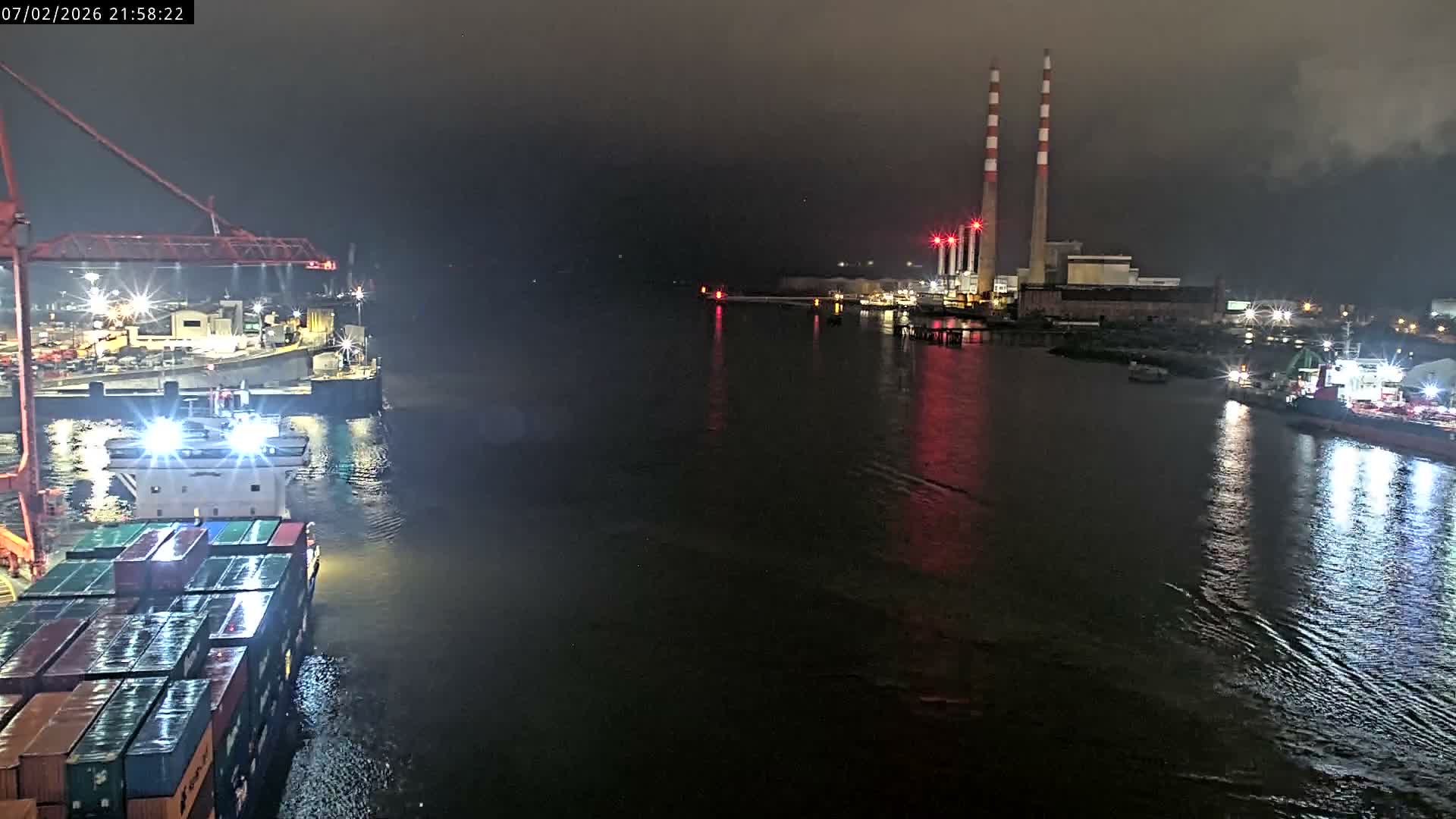 Dublin Bay & Port  Entrance Live Cam - Dublin, Eastern & Midland, Leinster, Ireland