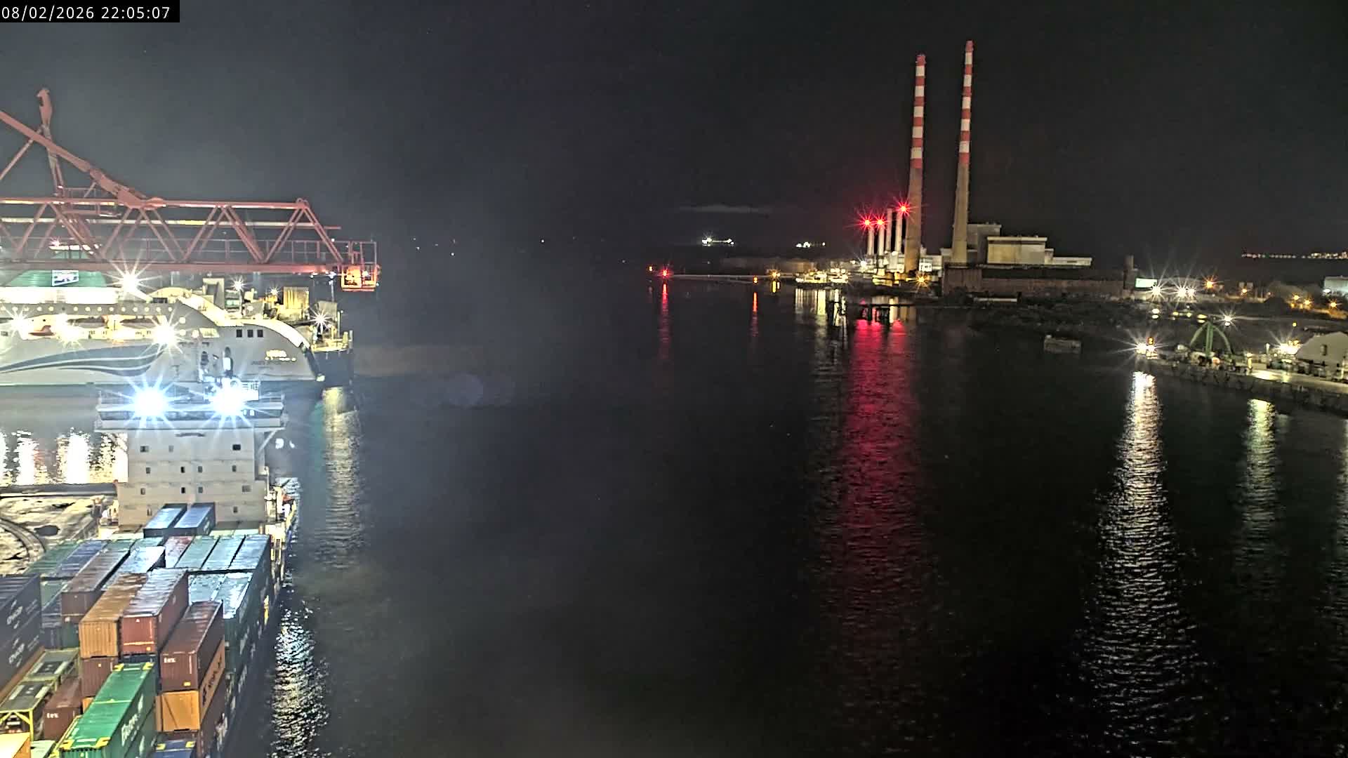 Dublin Bay & Port  Entrance Live Cam - Dublin, Eastern & Midland, Leinster, Ireland