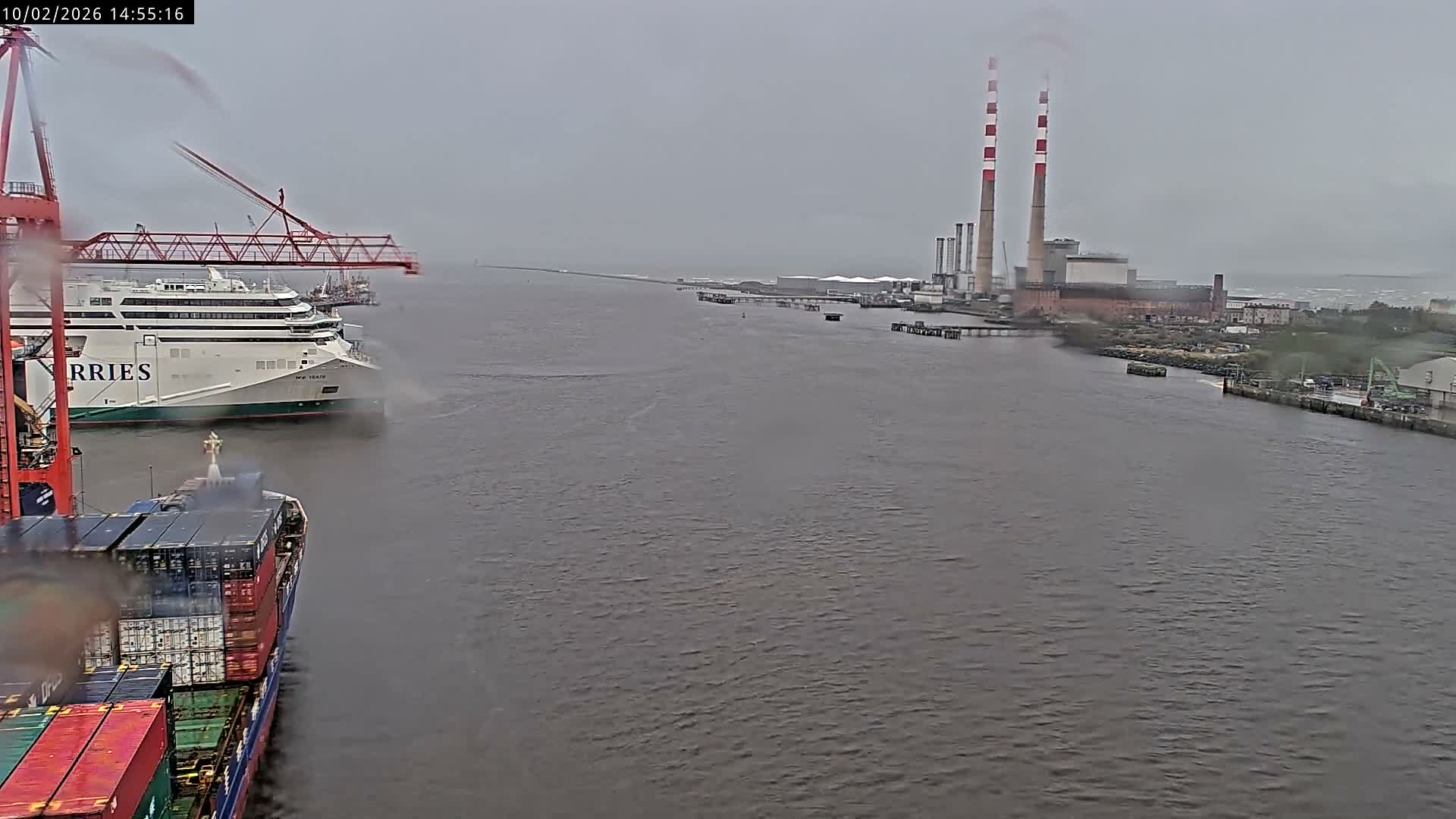 Dublin Bay & Port  Entrance Live Cam - Dublin, Eastern & Midland, Leinster, Ireland