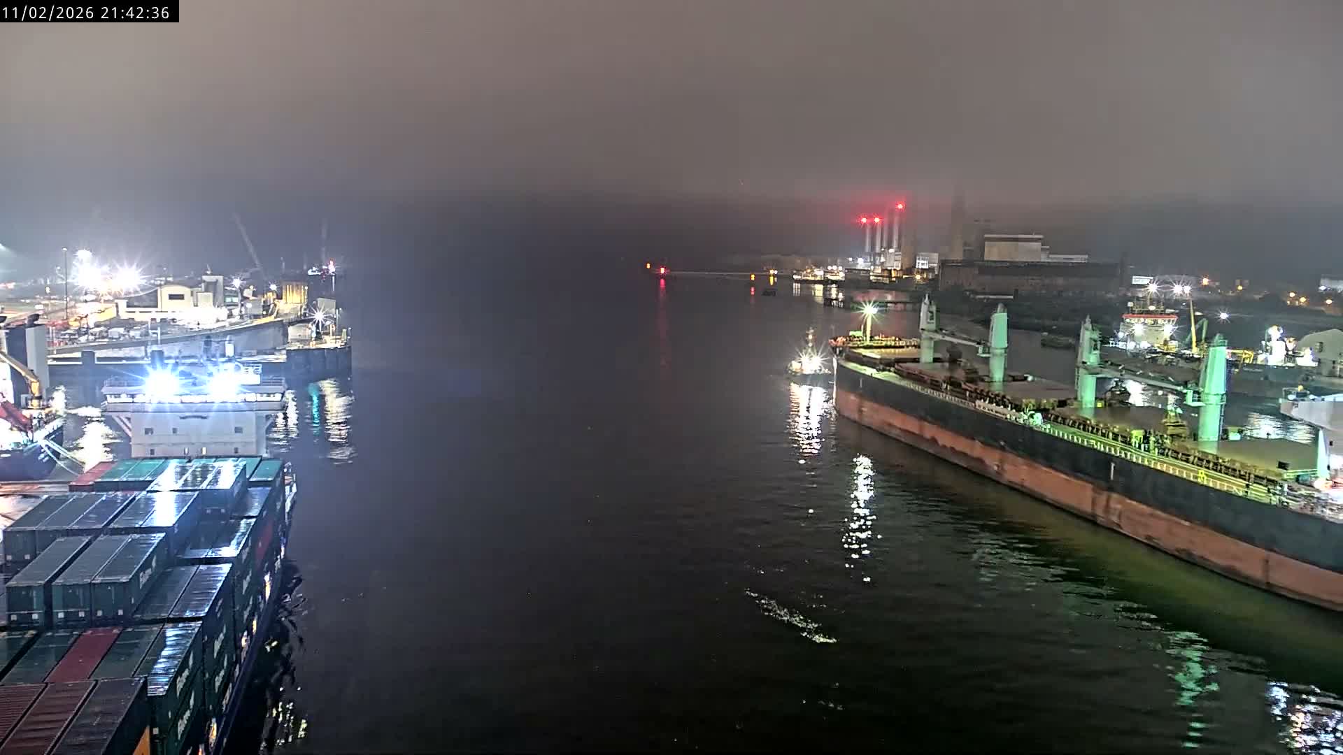 Dublin Bay & Port  Entrance Live Cam - Dublin, Eastern & Midland, Leinster, Ireland
